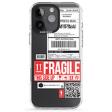 iPhone 16 Pro Max Shipping Label Black Impact Phone Case