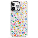 iPhone 16 Pro Max Rainbow Starburst Black Impact Phone Case