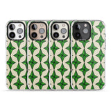 iPhone 16 Pro Max Emerald Stars Pattern Black Impact Phone Case