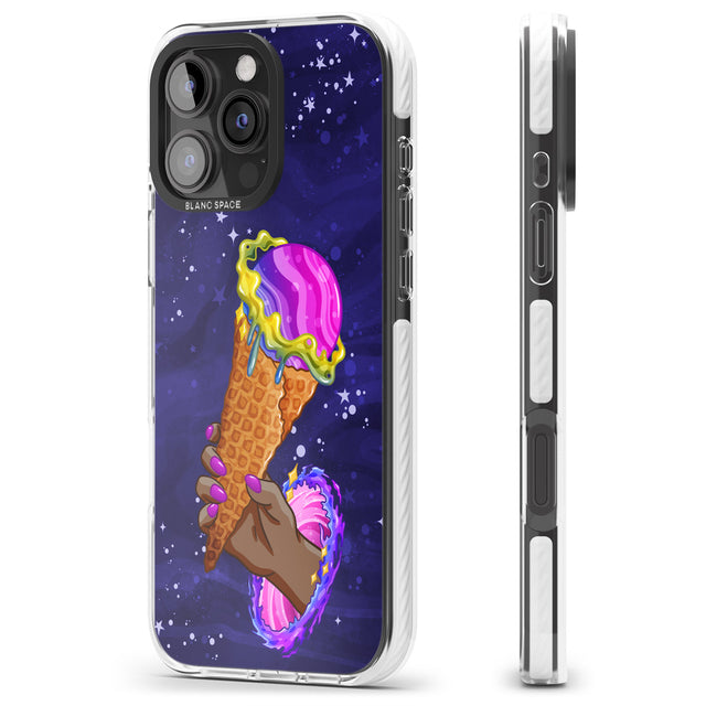 iPhone 16 Pro Max Interdimensional Ice Cream Black Impact Phone Case