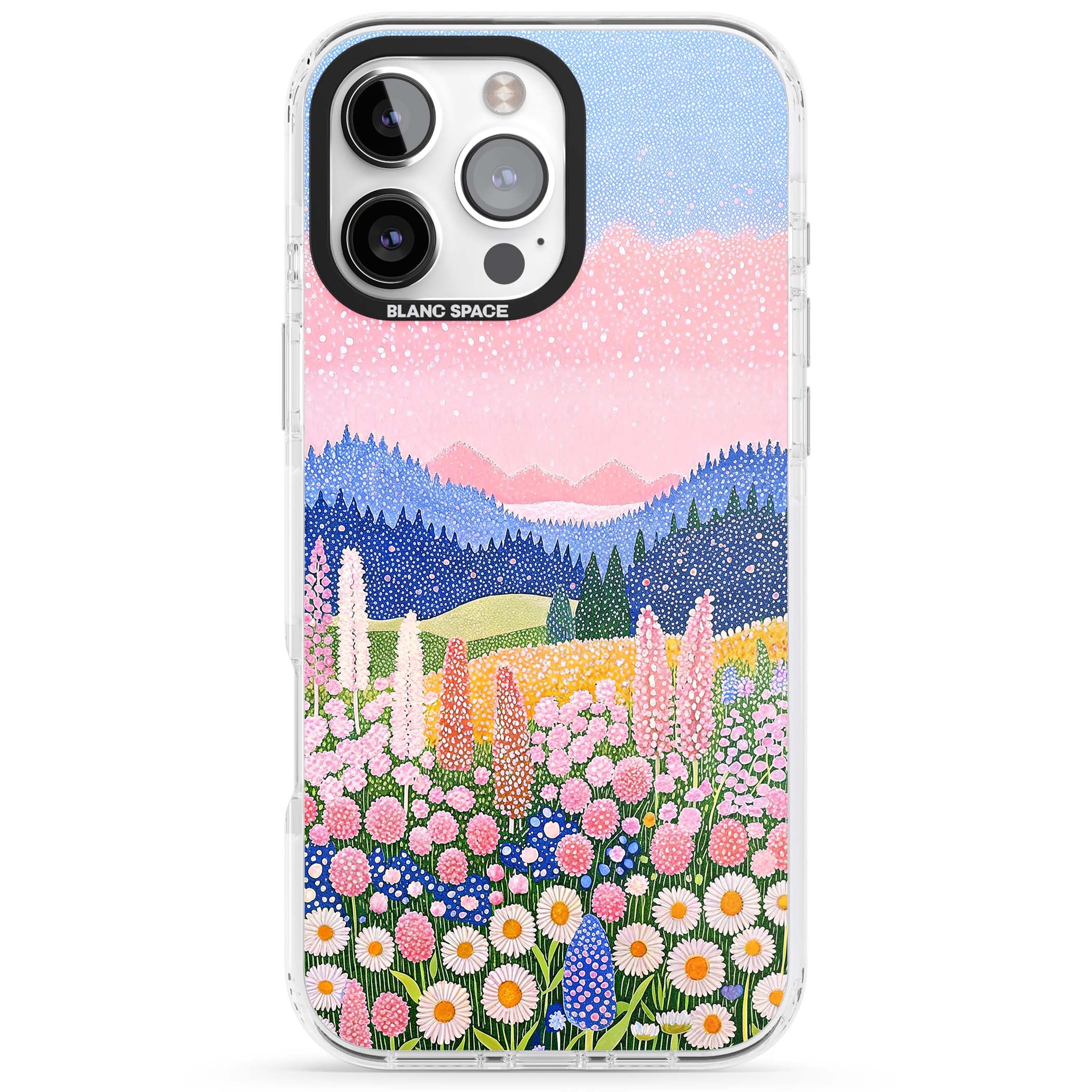 Valley Horizon cottagecore iPhone case | Clear Impact case for iPhone 16 Pro, iPhone 16 Pro Max