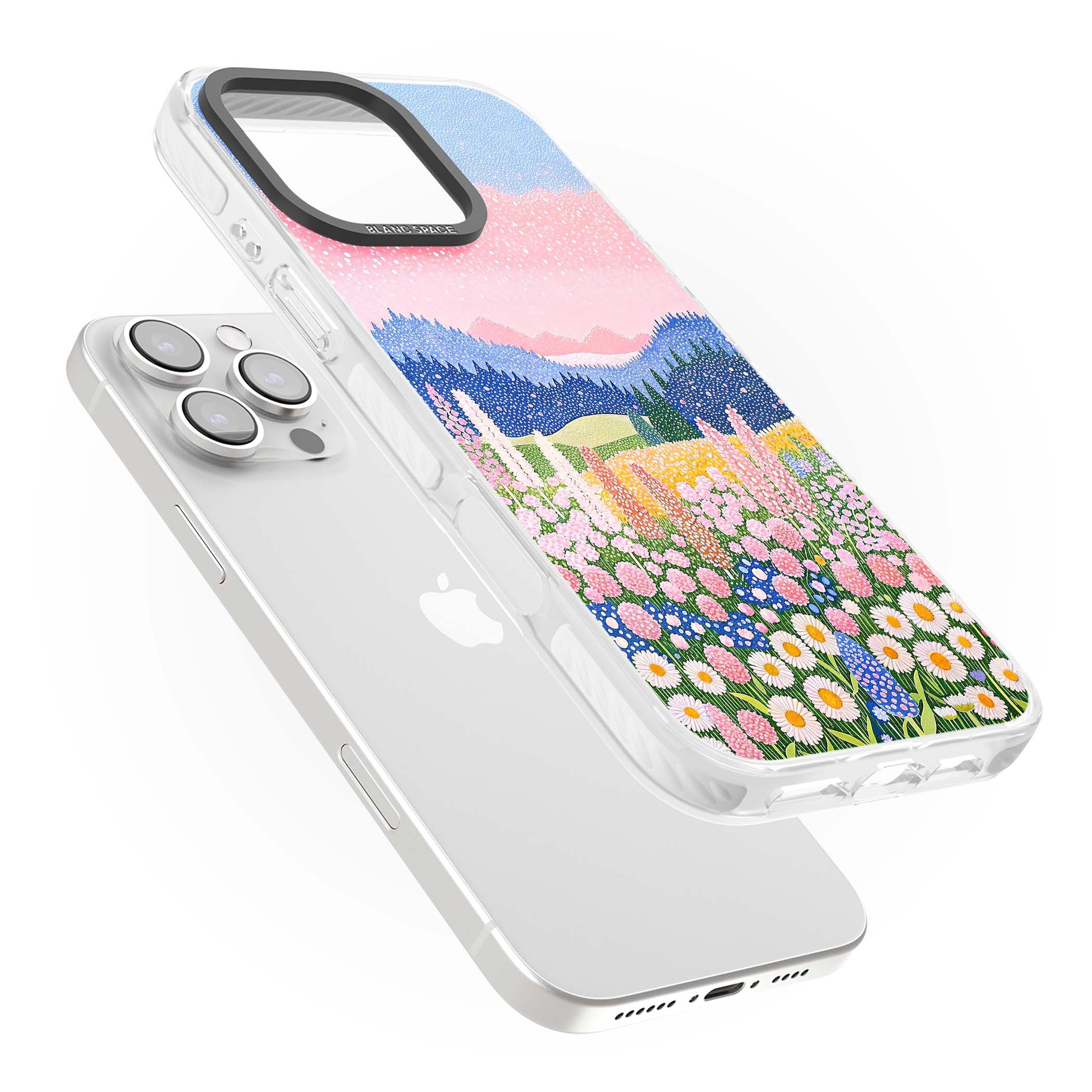 Valley Horizon cottagecore iPhone case | Clear Impact case for iPhone 16 Pro, iPhone 16 Pro Max