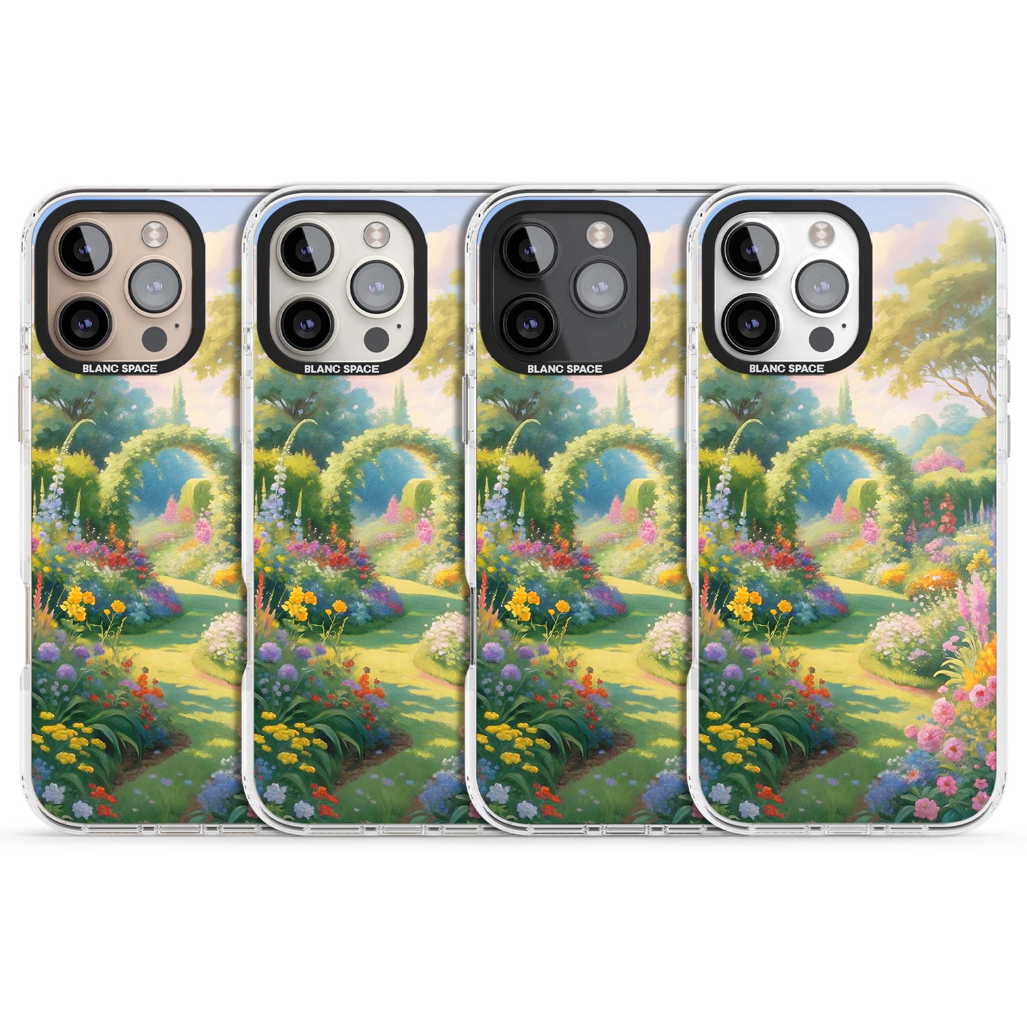 The Painter's Garden floral iPhone case | Clear Impact case for iPhone 16 Pro, iPhone 16 Pro Max