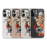 iPhone 16 Pro Max Sugar Skull Tiger Black Impact Phone Case