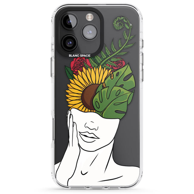 iPhone 16 Pro Max Let The Mind Flourish Black Impact Phone Case