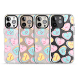 iPhone 16 Pro Max Sarcastic Love Hearts Black Impact Phone Case