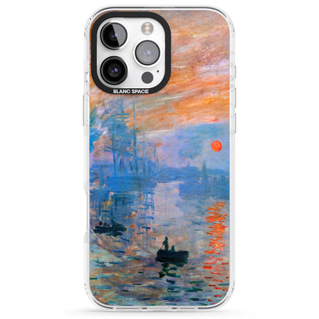 iPhone 16 Pro Max Sunset Harbor Black Impact Phone Case