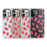 iPhone 16 Pro Max Watermelon Slices - Clear Black Impact Phone Case