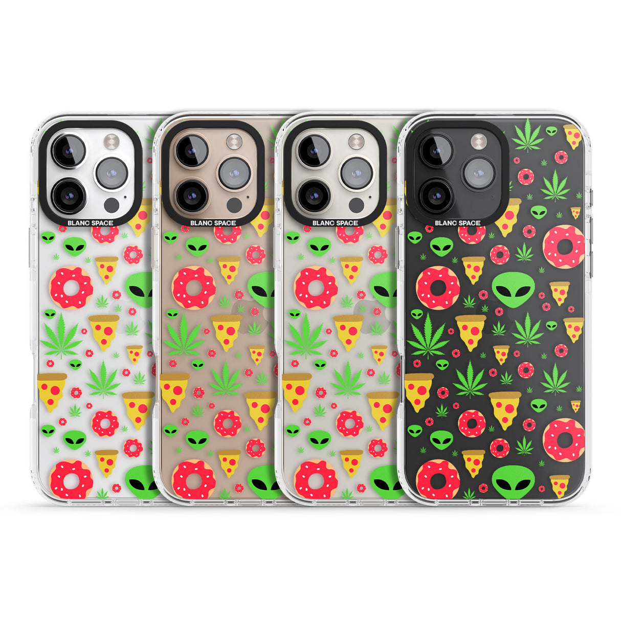 iPhone 16 Pro Max Martians & Munchies Black Impact Phone Case