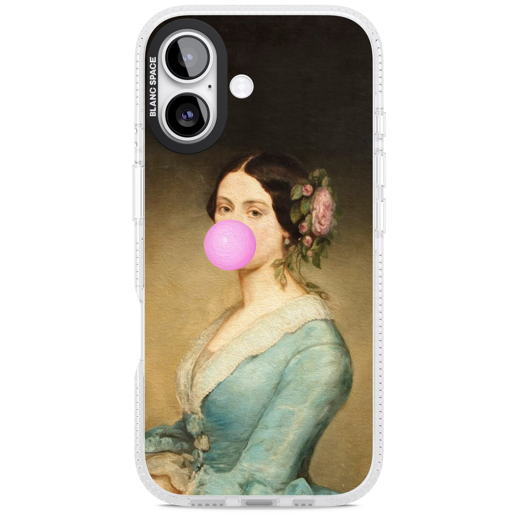 Bubblegum Renaissance iPhone 17 Impact Air Clear Phone Case