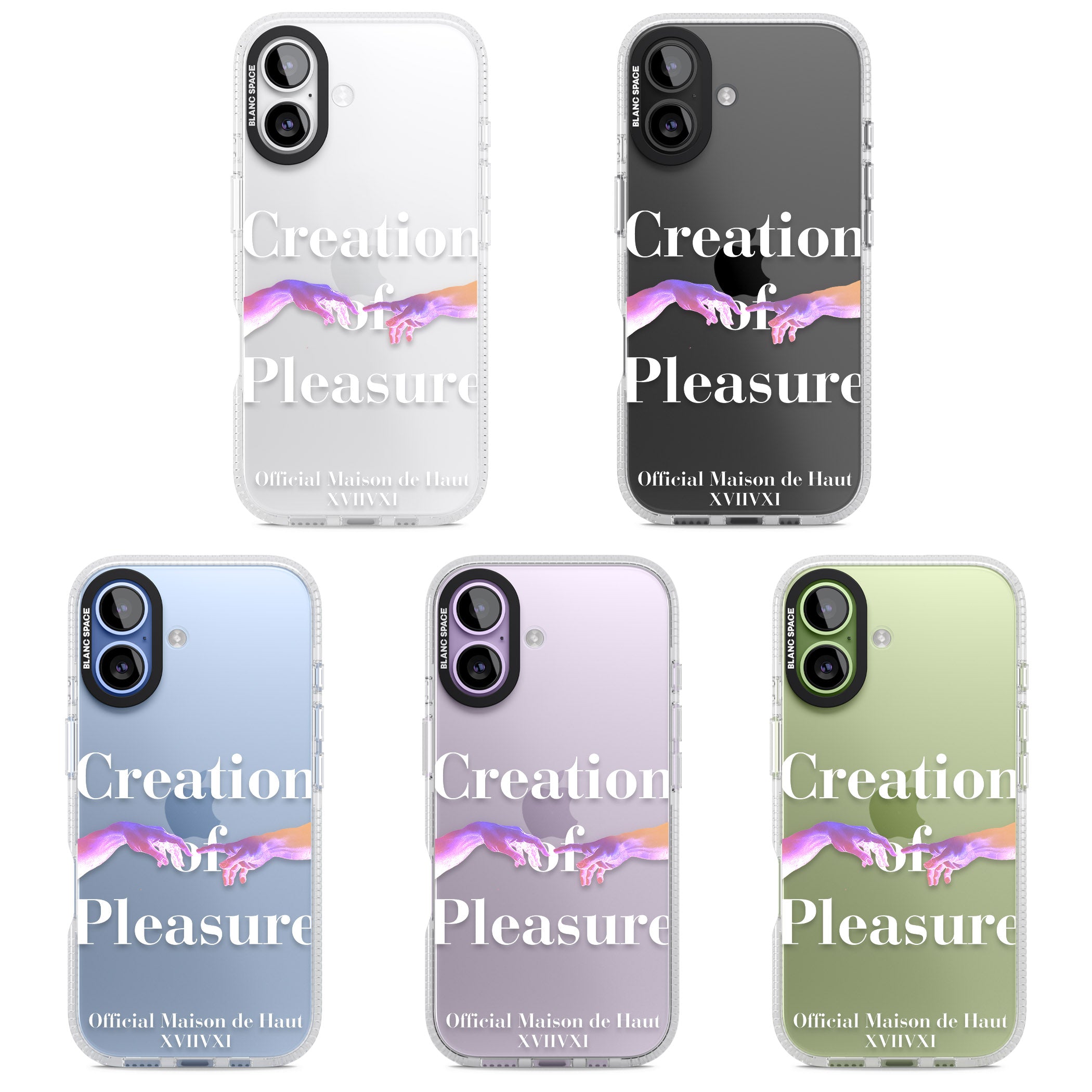 Creation Of Pleasure iPhone 17 Impact Air Clear Phone Case APT Impact Protection