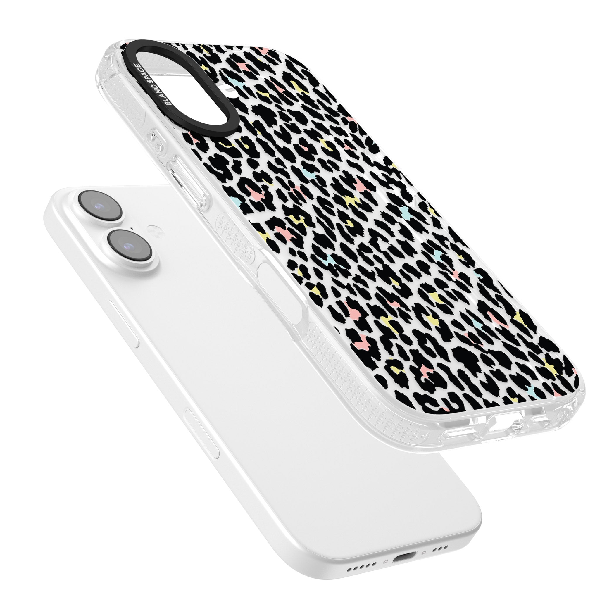 Pastel Leopard Print iPhone 17 Impact Air Clear Phone Case Colours