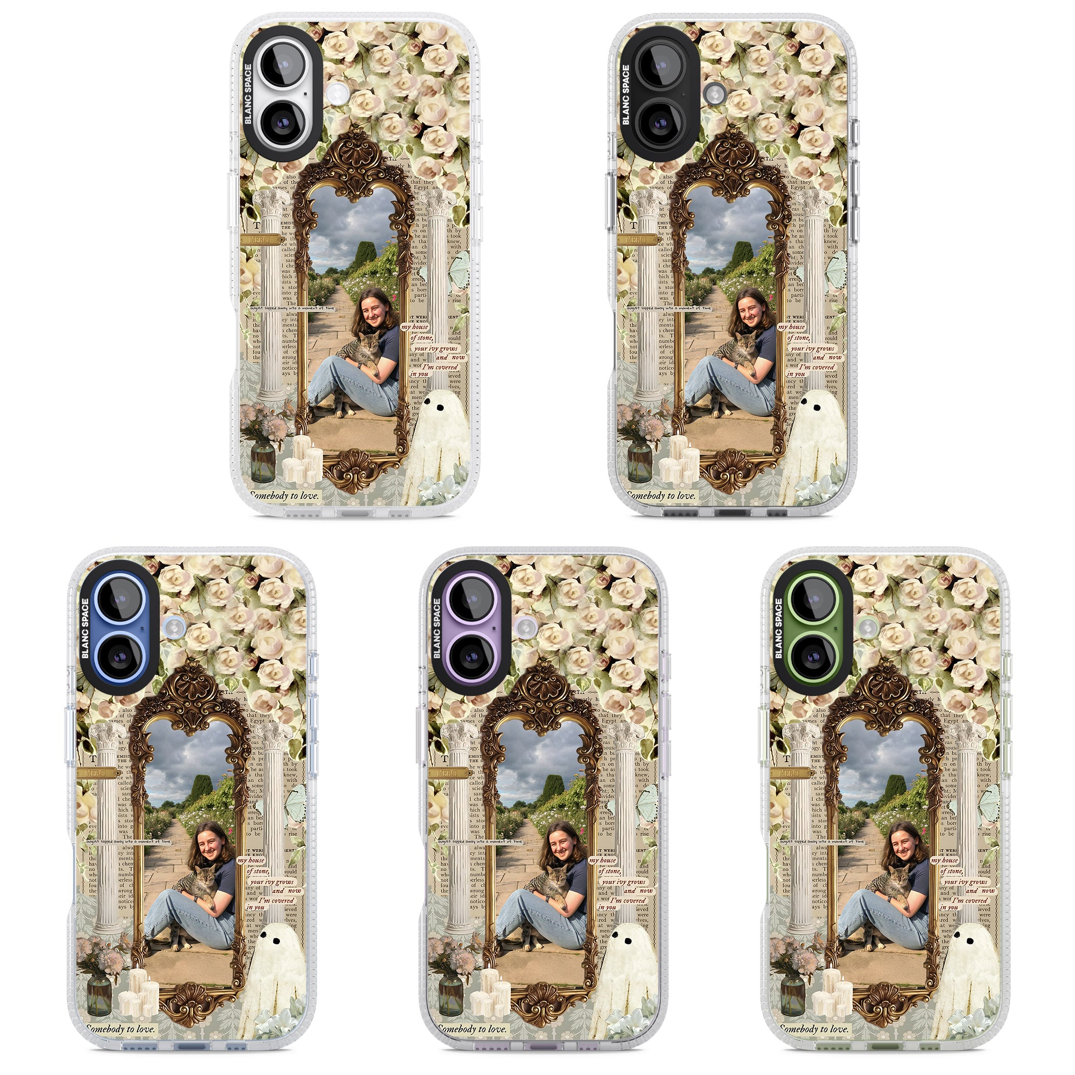 Personalised Soft Vintage Frame iPhone 17 Impact Air Clear Phone Case APT Impact Protection