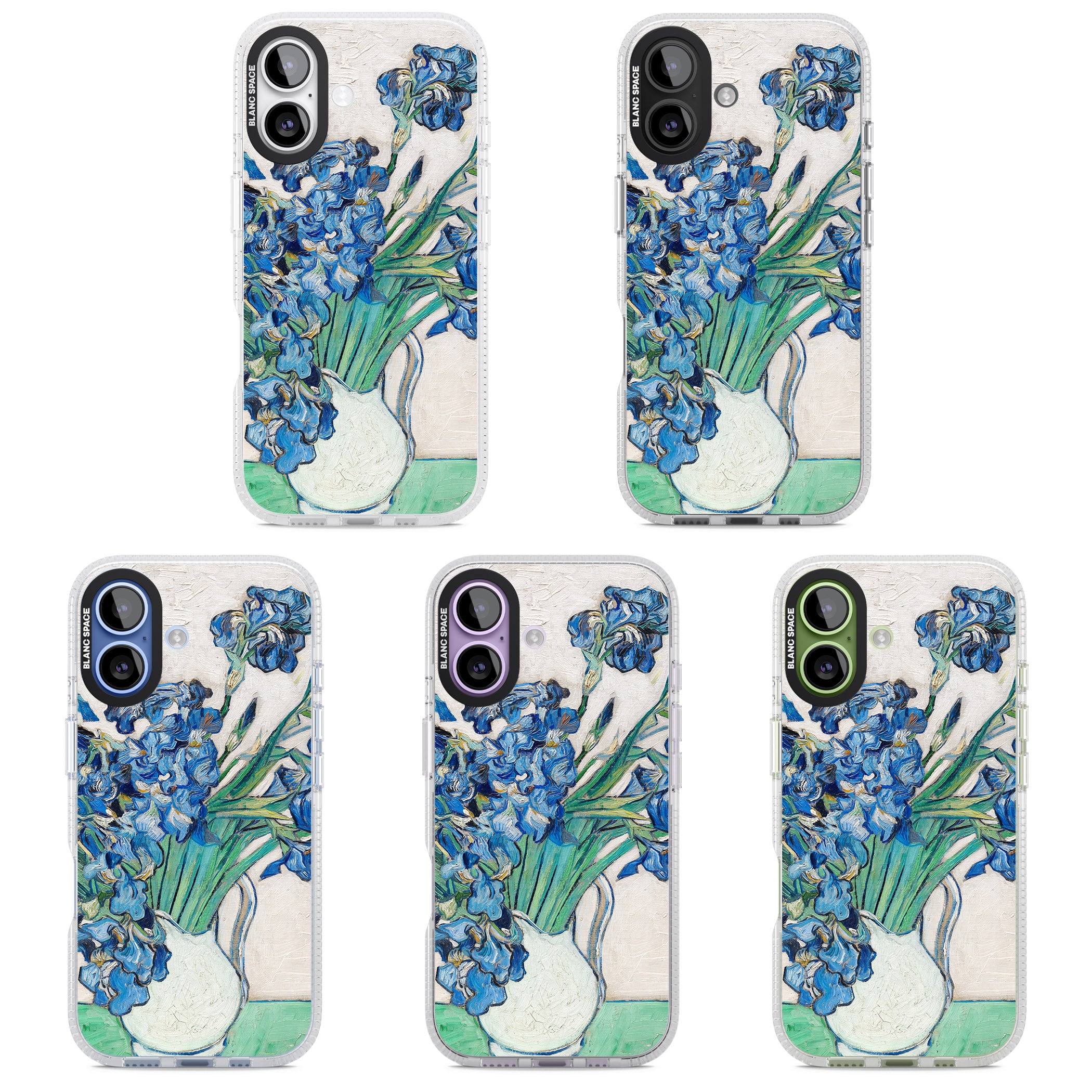 Irises By Vincent Van Gogh iPhone 17 Impact Air Clear Phone Case APT Impact Protection