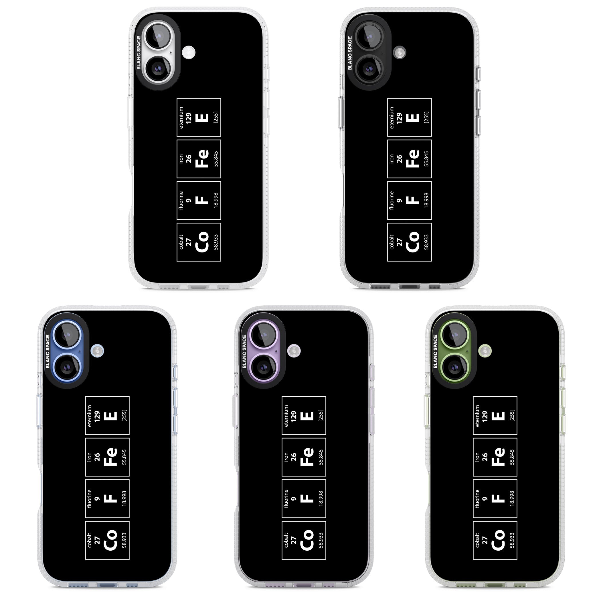 Coffee Element (Black) iPhone 17 Impact Air Clear Phone Case APT Impact Protection