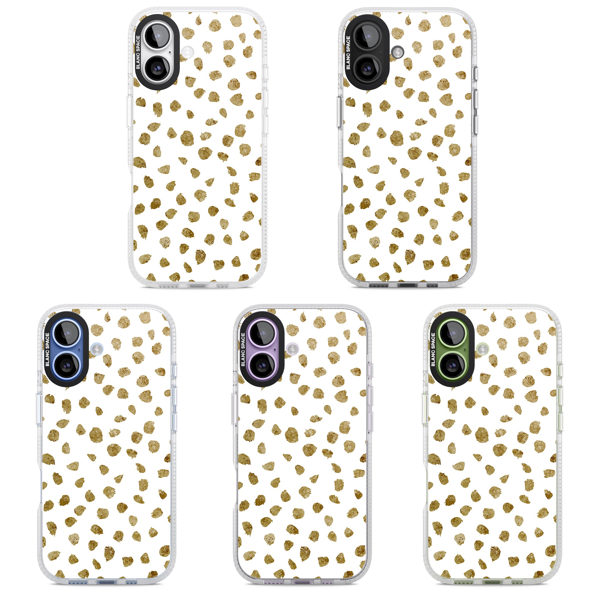 Golden Speckle iPhone 17 Impact Air Clear Phone Case APT Impact Protection