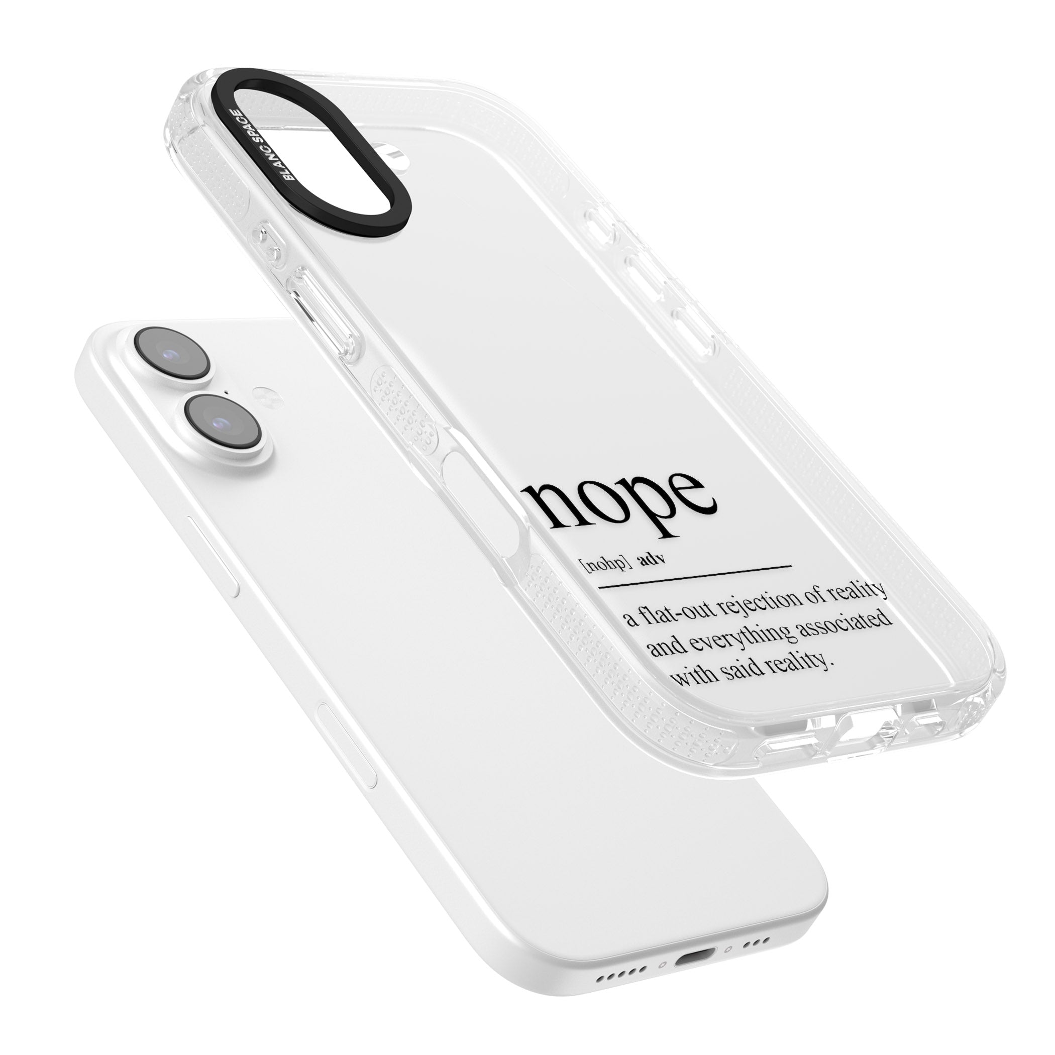 Nope iPhone 17 Impact Air Clear Phone Case Colours