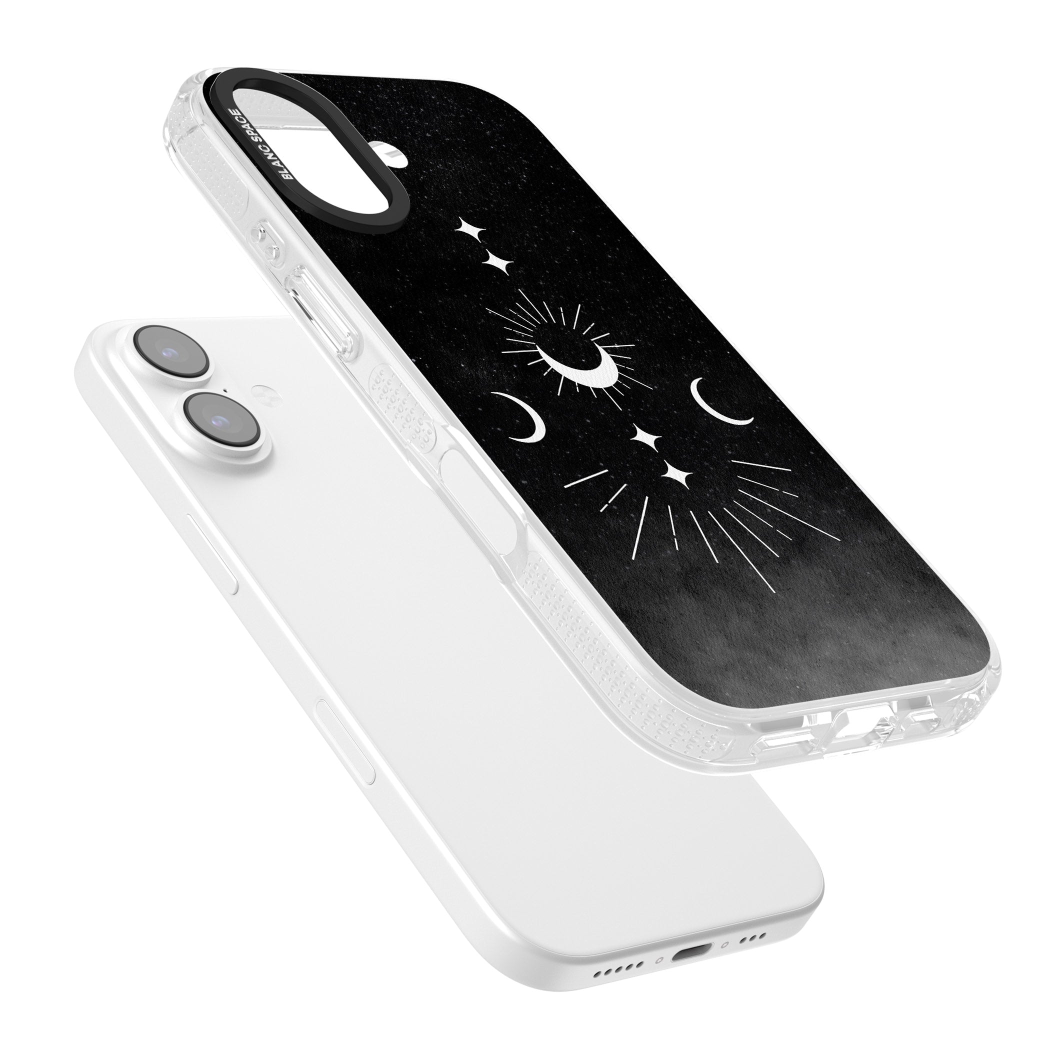 Lunar Mandala iPhone 17 Impact Air Clear Phone Case Colours