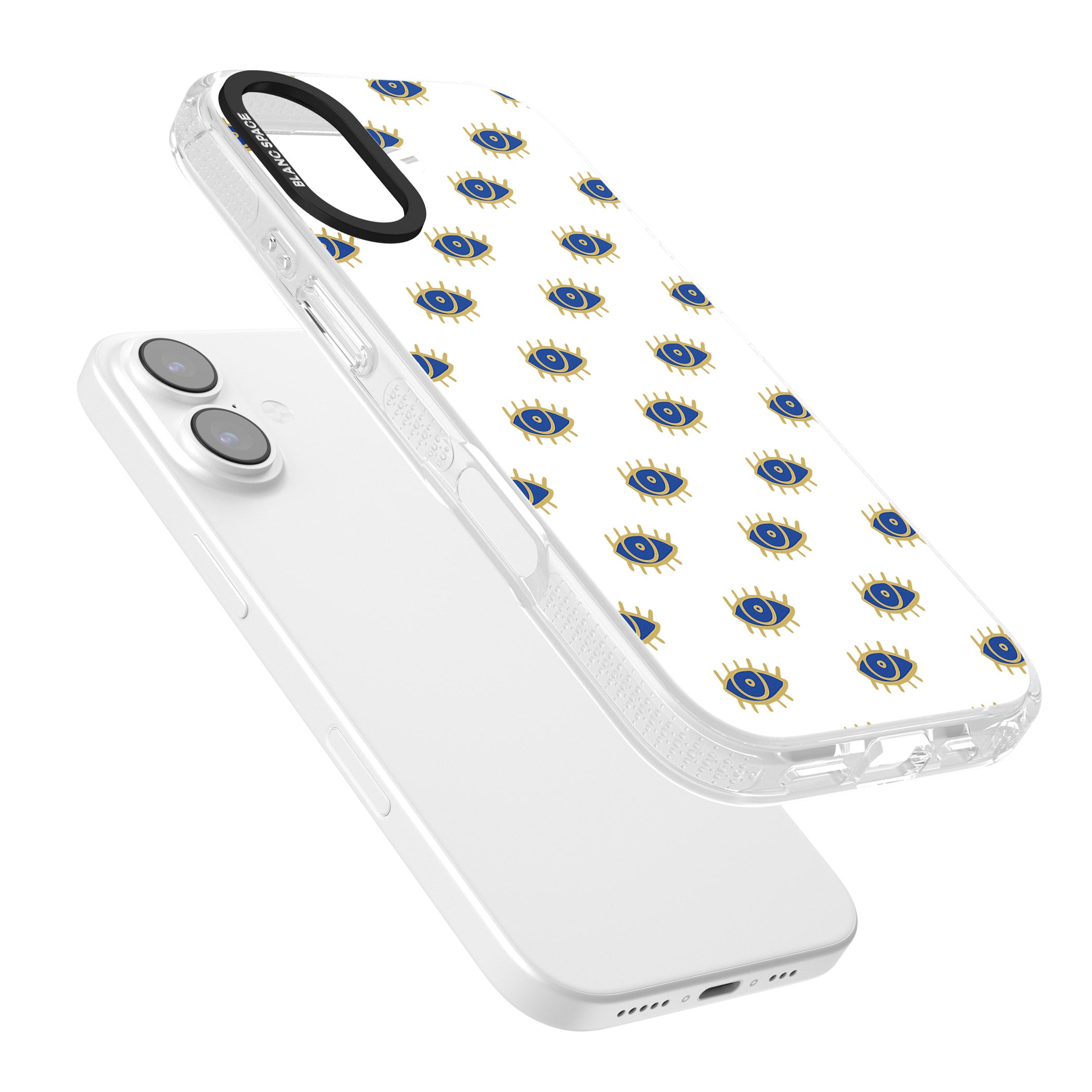 Gold Eye Pattern iPhone 17 Impact Air Clear Phone Case Colours