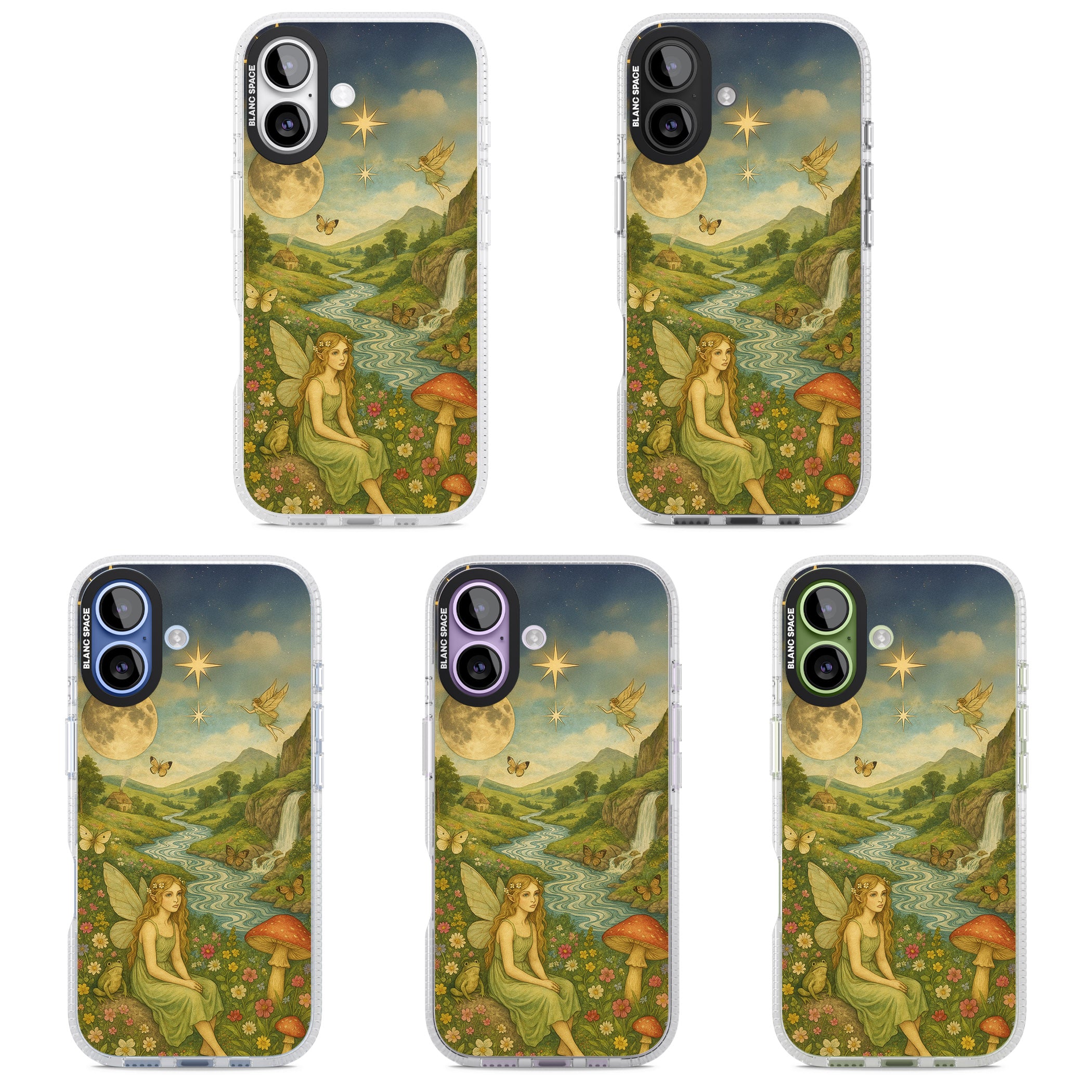 Nature Fairy iPhone 17 Impact Air Clear Phone Case APT Impact Protection