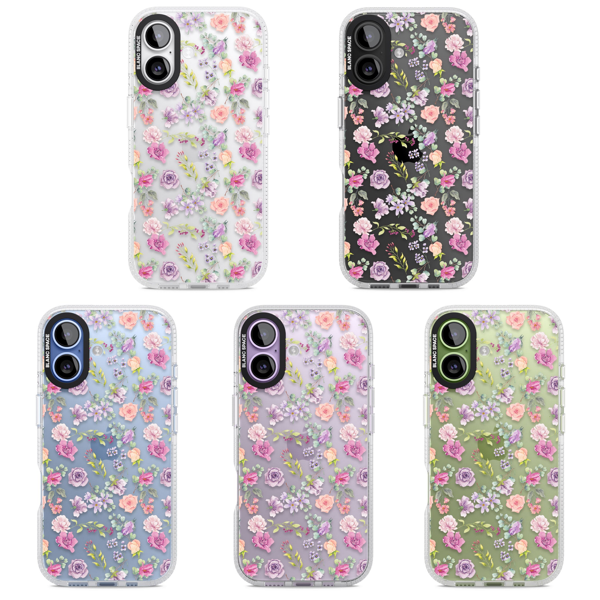 Sunday Flowers iPhone 17 Impact Air Clear Phone Case APT Impact Protection