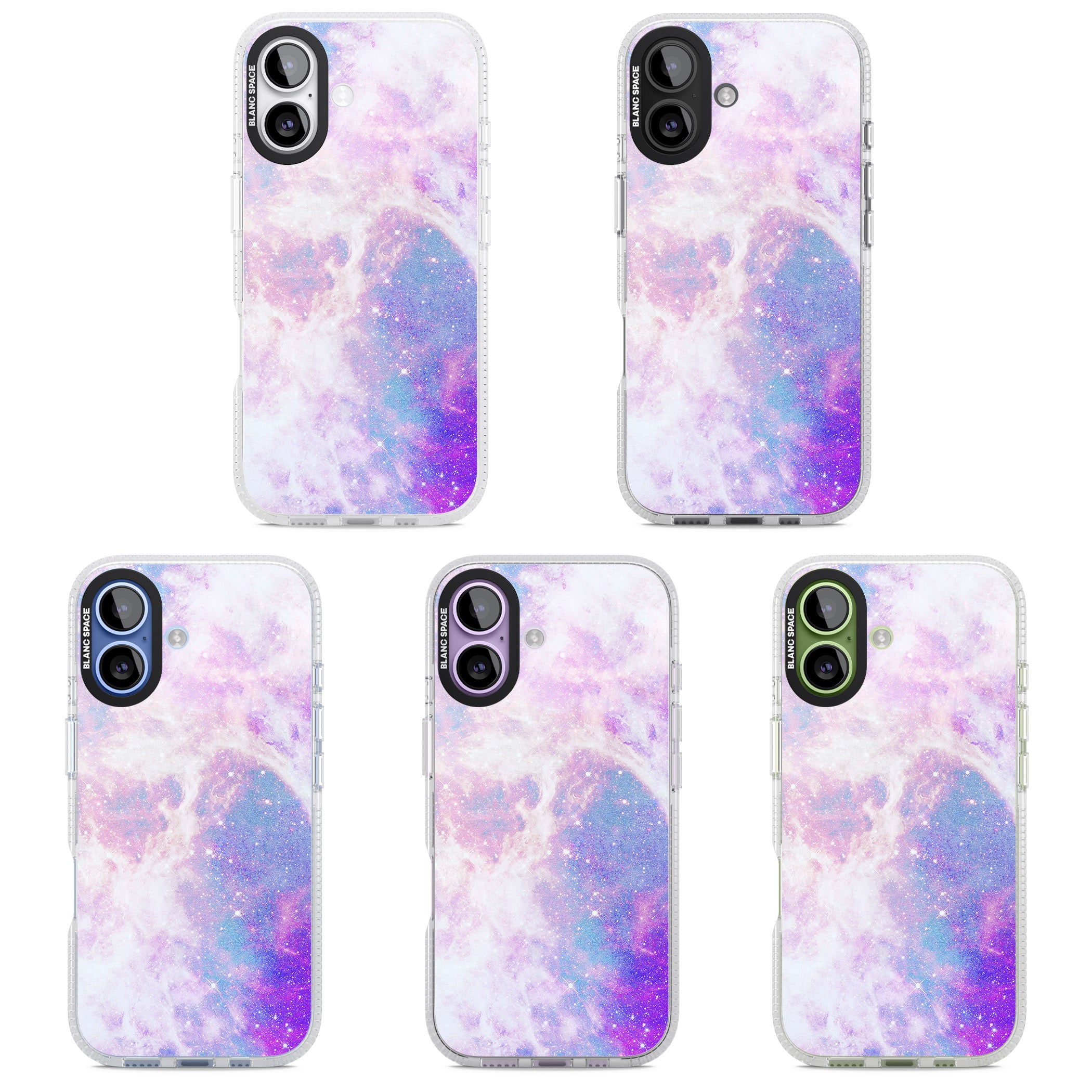 Pastel Galaxy iPhone 17 Impact Air Clear Phone Case APT Impact Protection