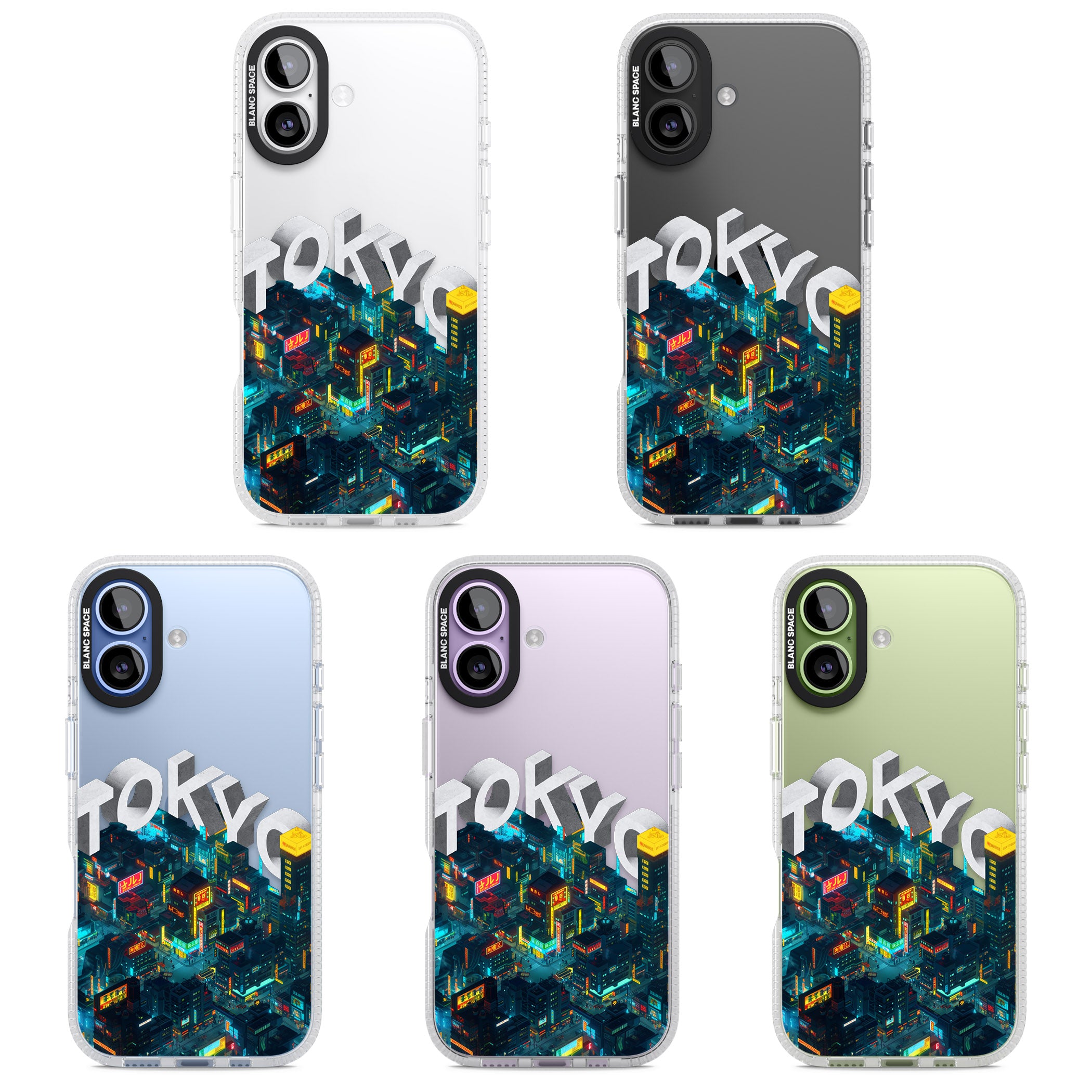 Tokyo iPhone 17 Impact Air Clear Phone Case APT Impact Protection
