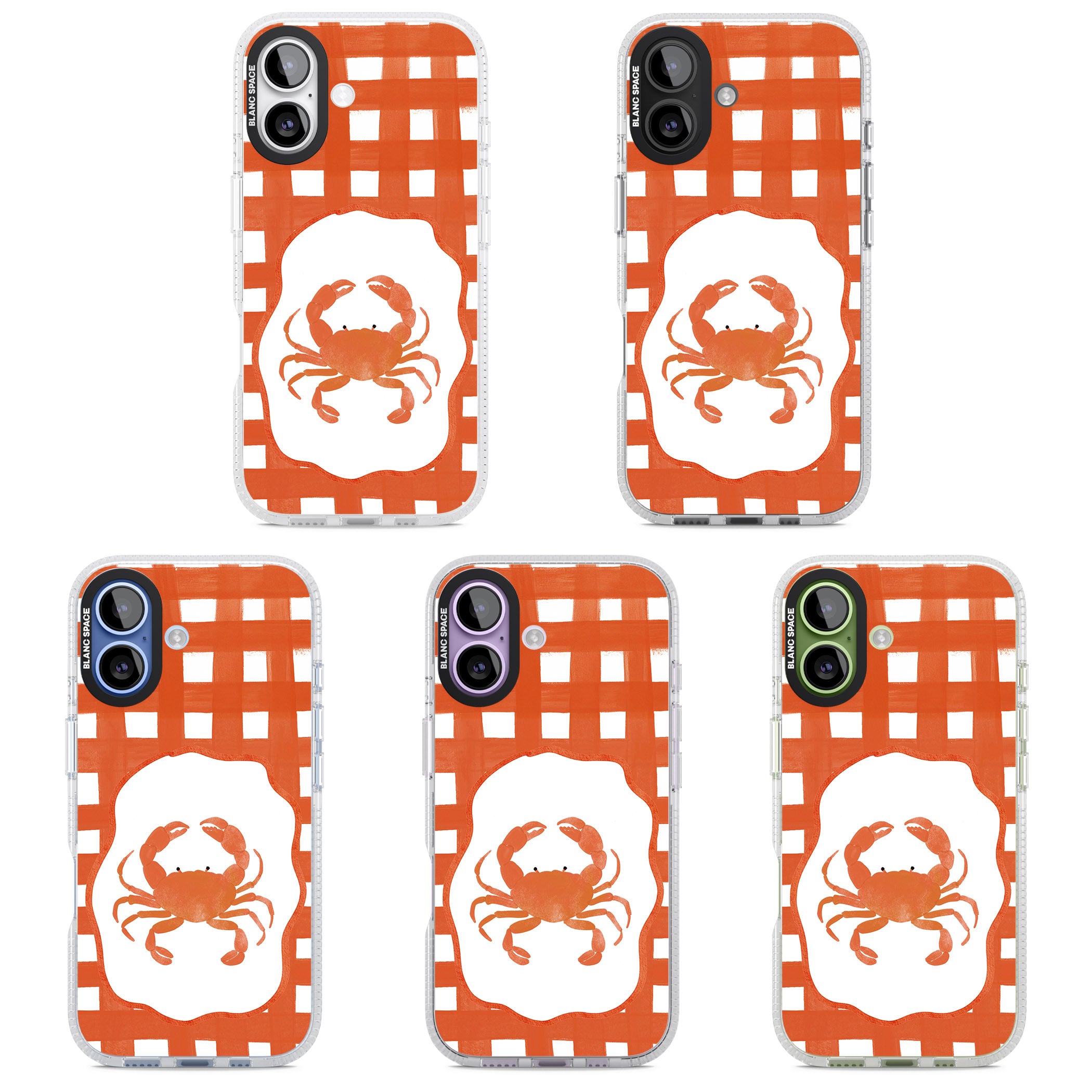 Red Lobster iPhone 17 Impact Air Clear Phone Case APT Impact Protection