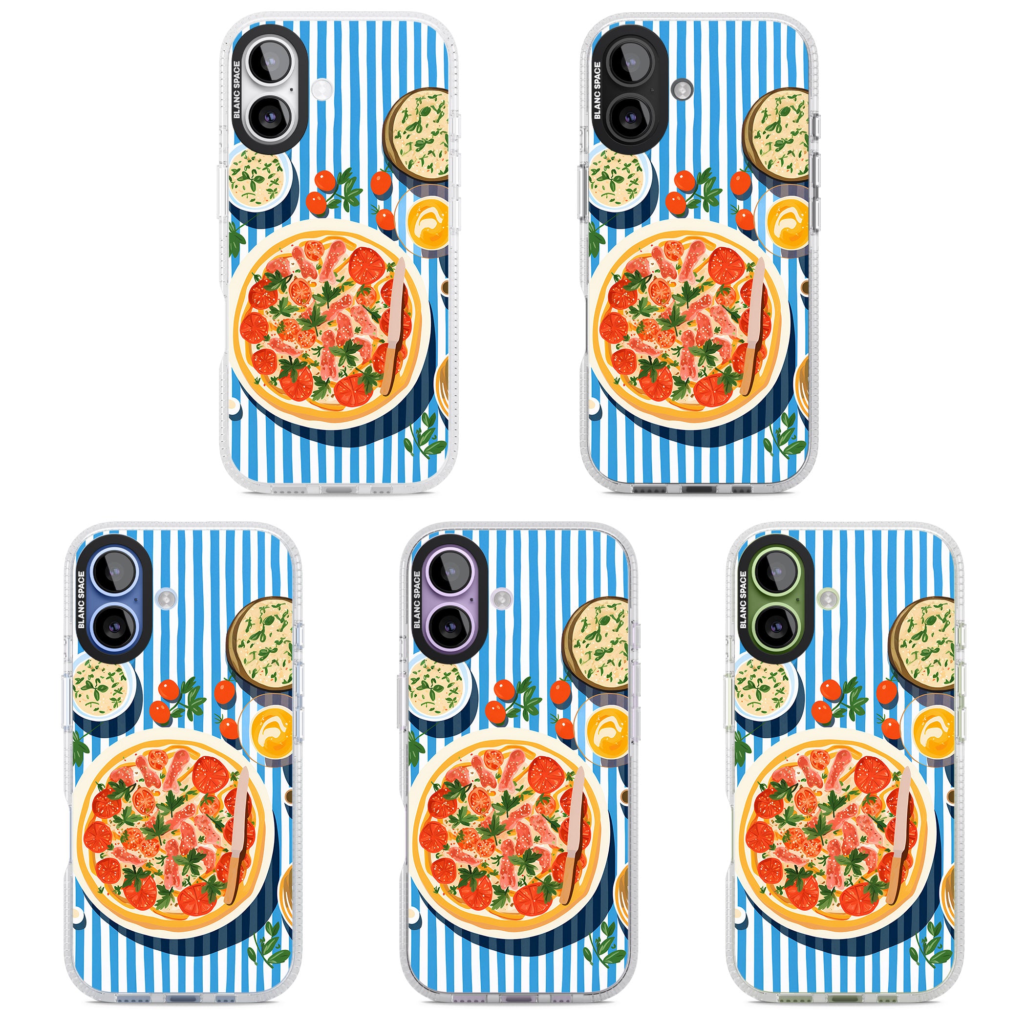 Italian Platter iPhone 17 Impact Air Clear Phone Case APT Impact Protection