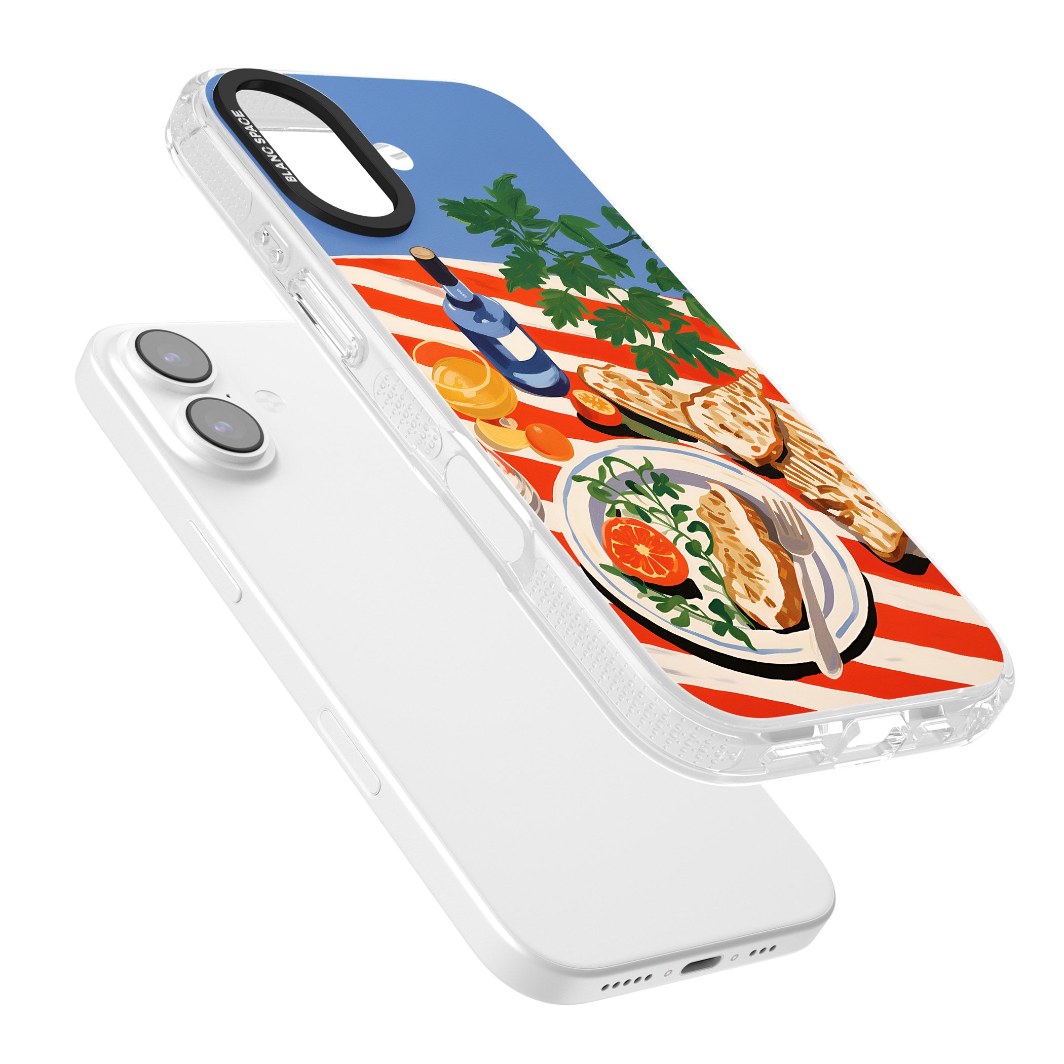 Mediterranean Lunch Table iPhone 17 Impact Air Clear Phone Case Colours
