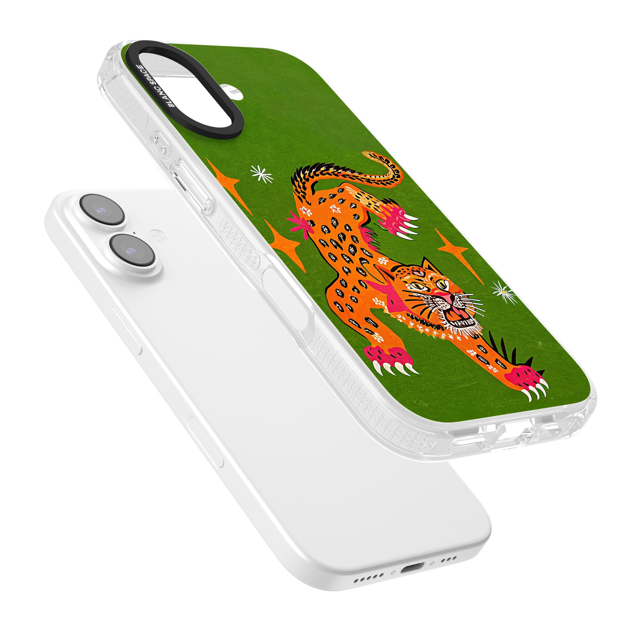 Fierce Jaguar iPhone 17 Impact Air Clear Phone Case Colours