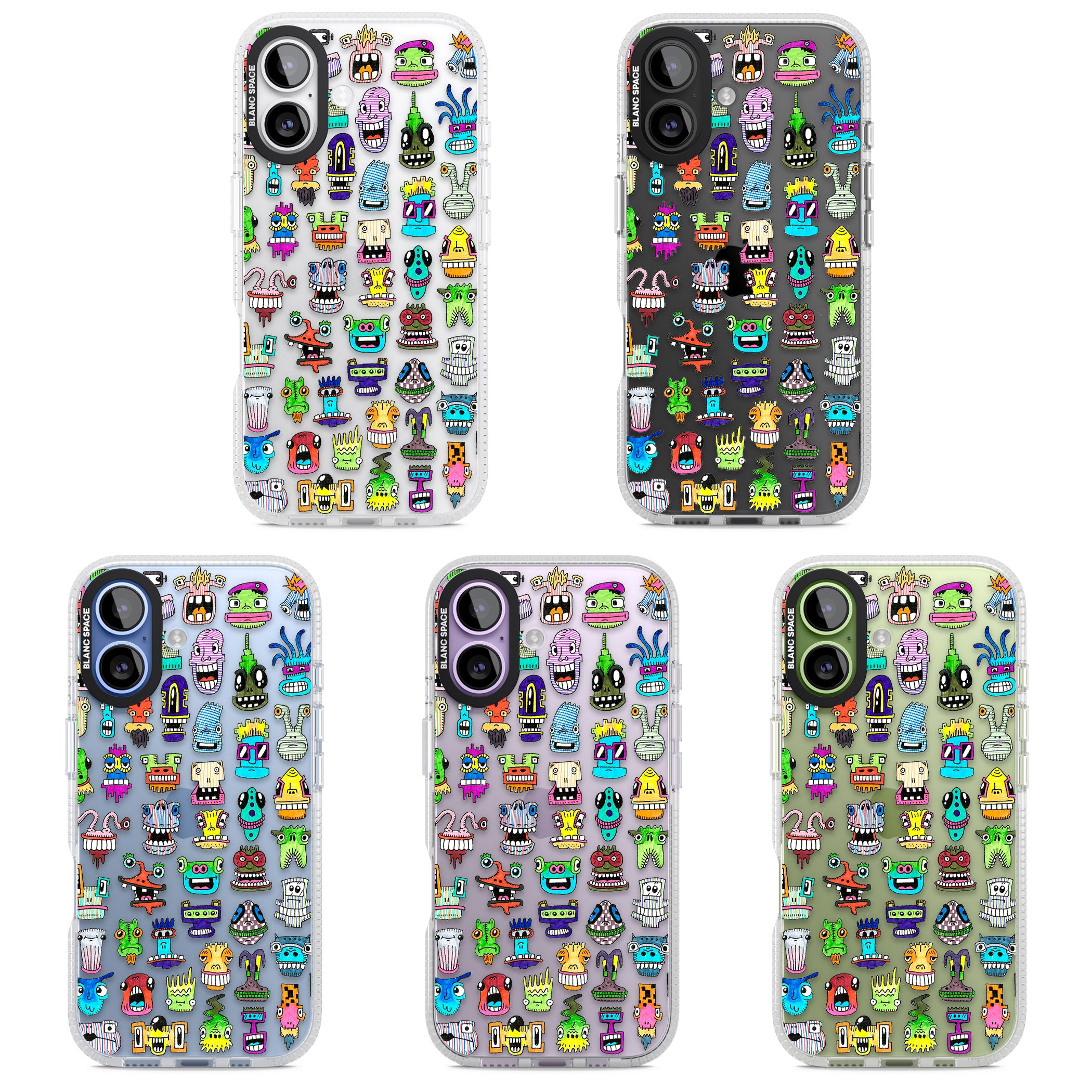 Familiar Faces iPhone 17 Impact Air Clear Phone Case APT Impact Protection