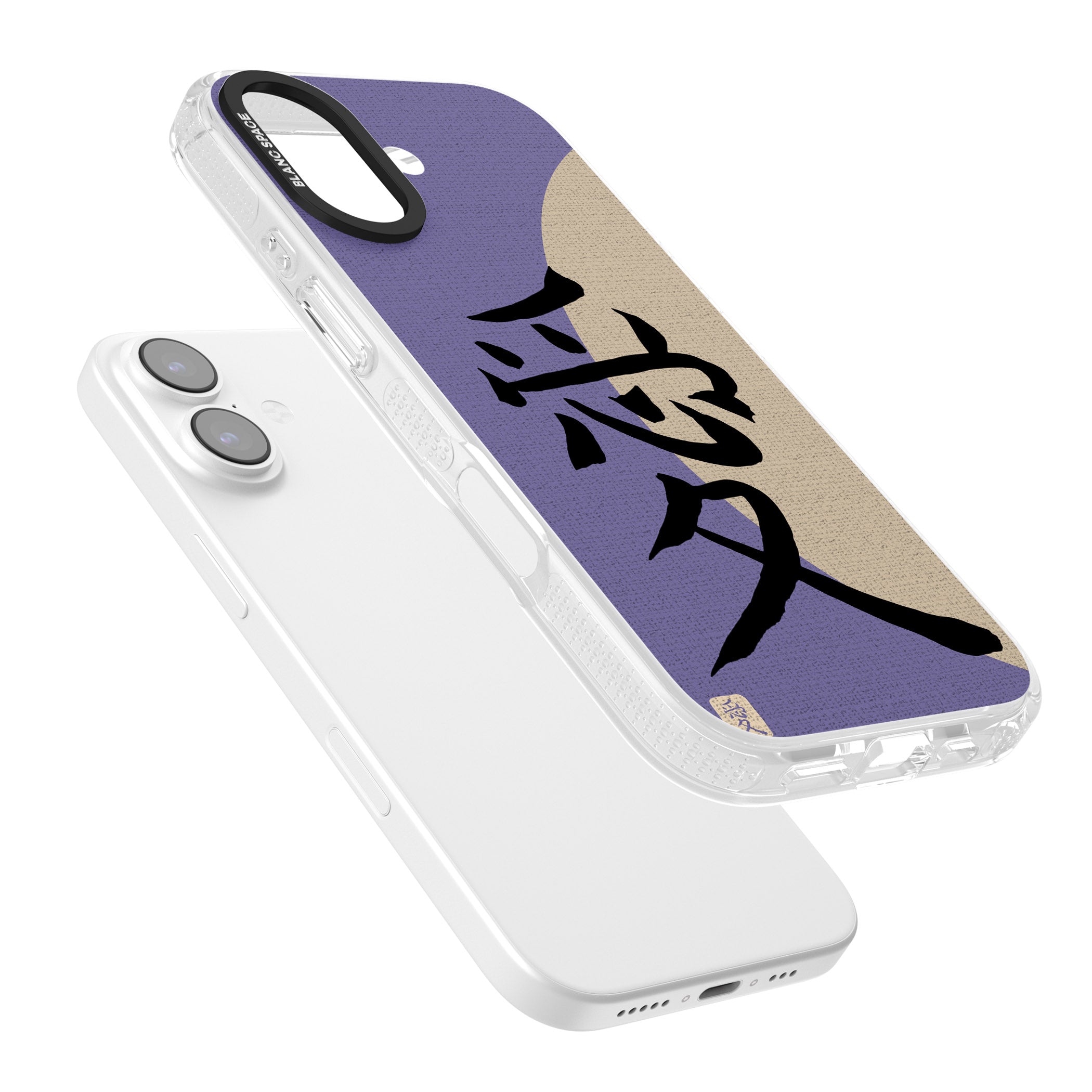 Vintage Japanese Kanji Love iPhone 17 Impact Air Clear Phone Case Colours