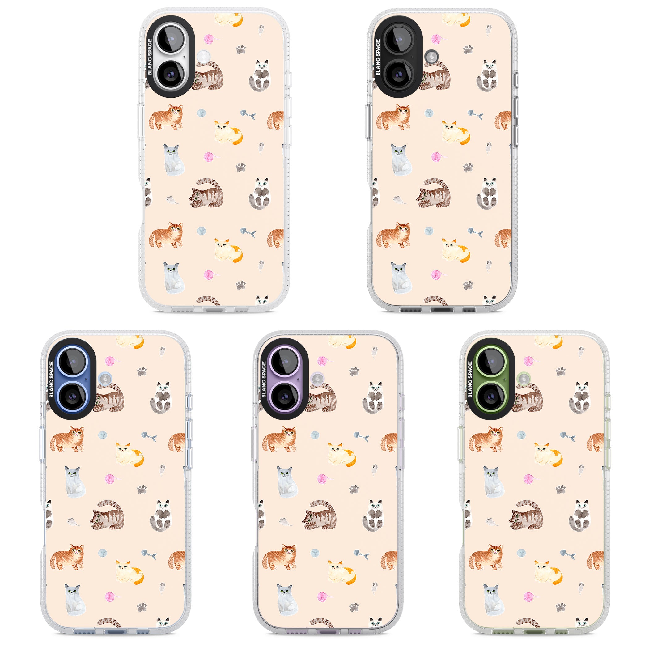 Cat Playground iPhone 17 Impact Air Clear Phone Case APT Impact Protection