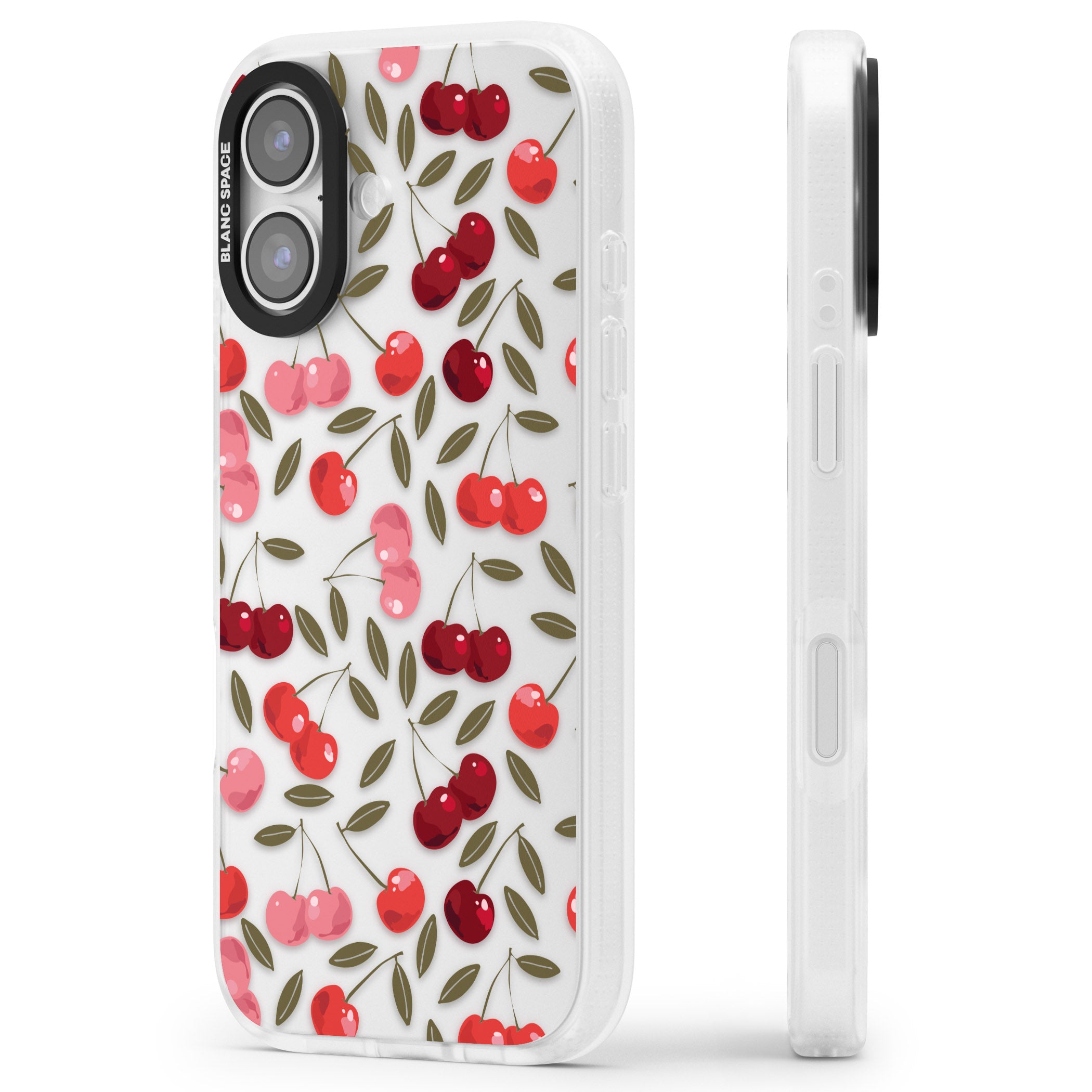 Cherry On Top iPhone 17 Impact Air Clear Phone Case Side Profile
