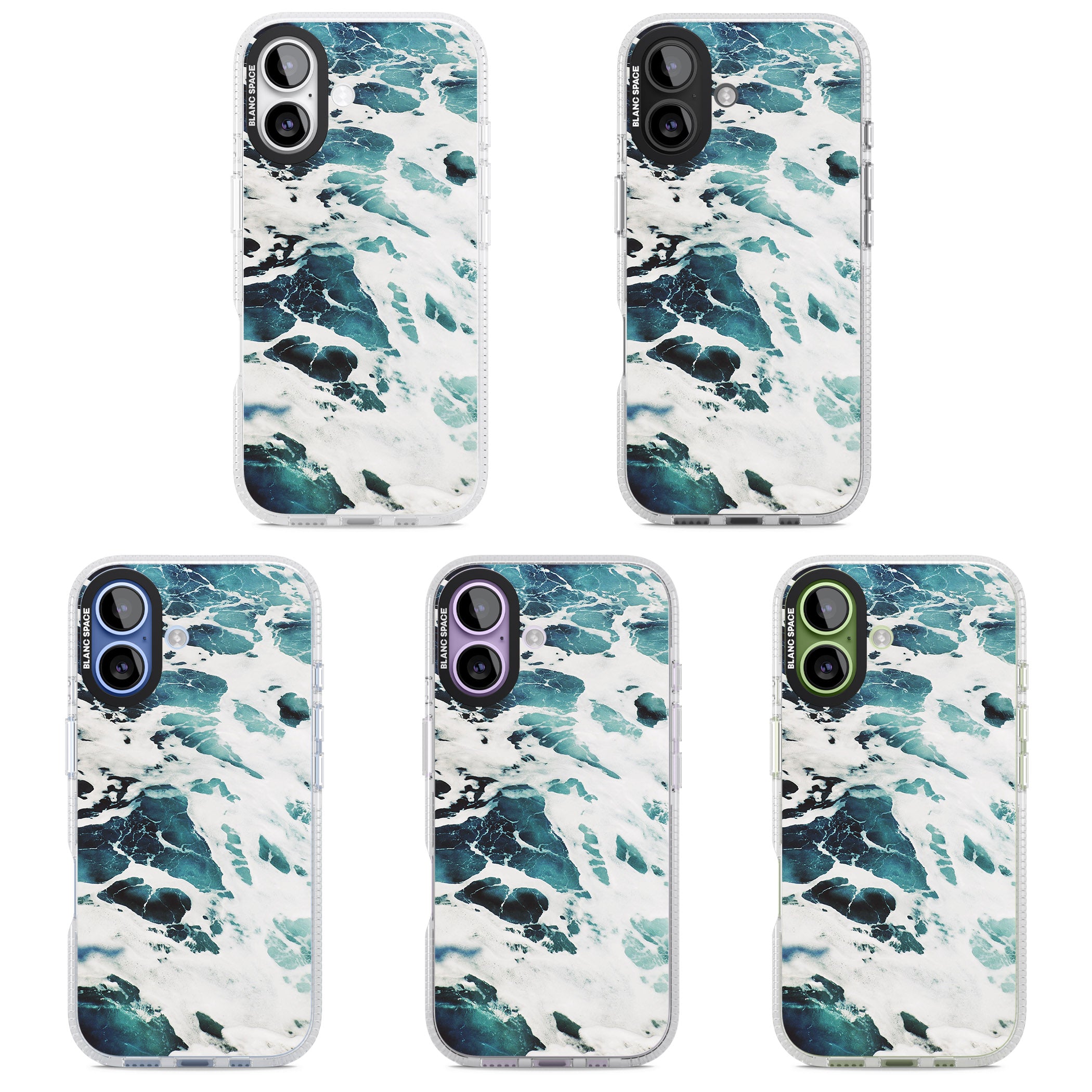 Ocean Surge iPhone 17 Impact Air Clear Phone Case APT Impact Protection