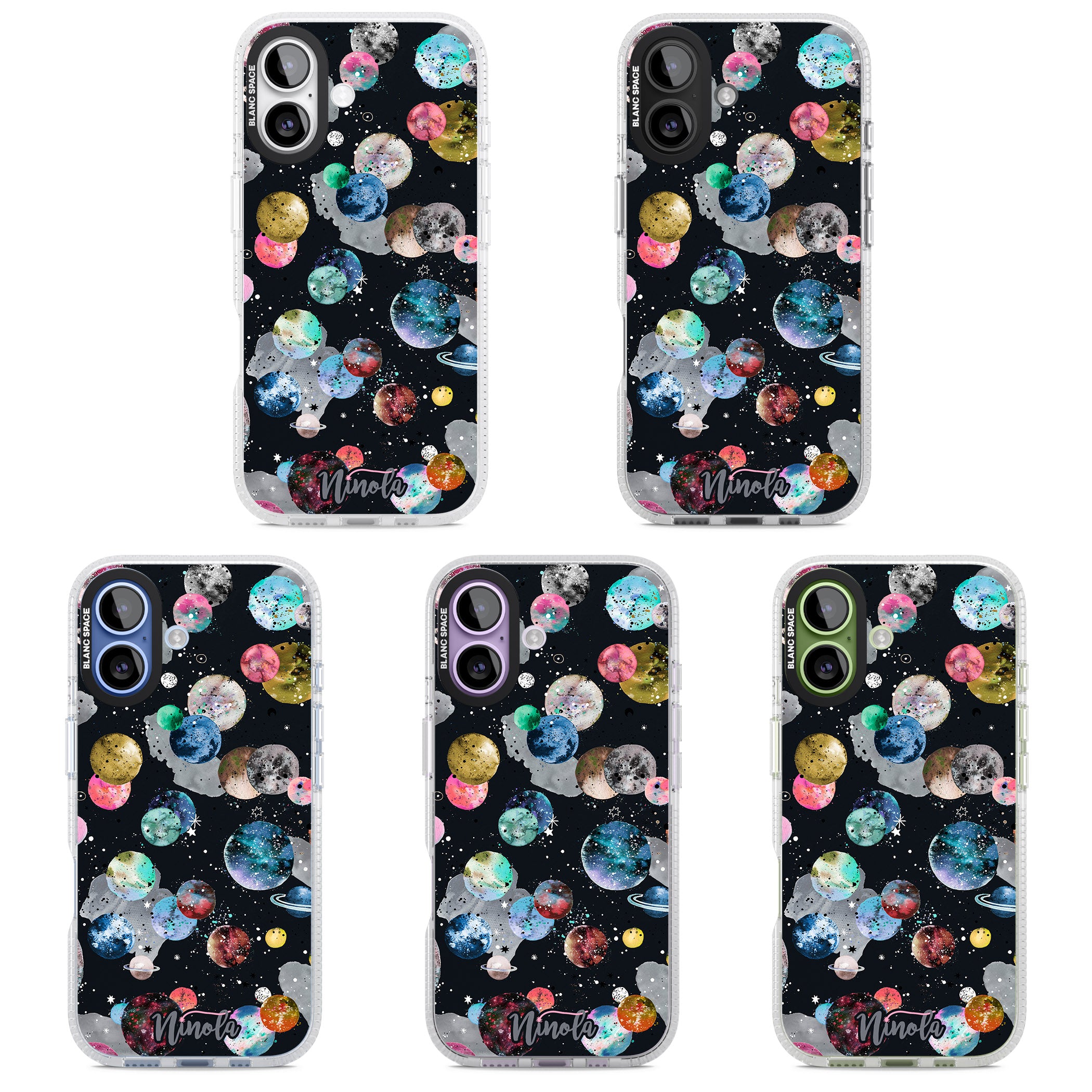 Cosmic Galaxy iPhone 17 Impact Air Clear Phone Case APT Impact Protection