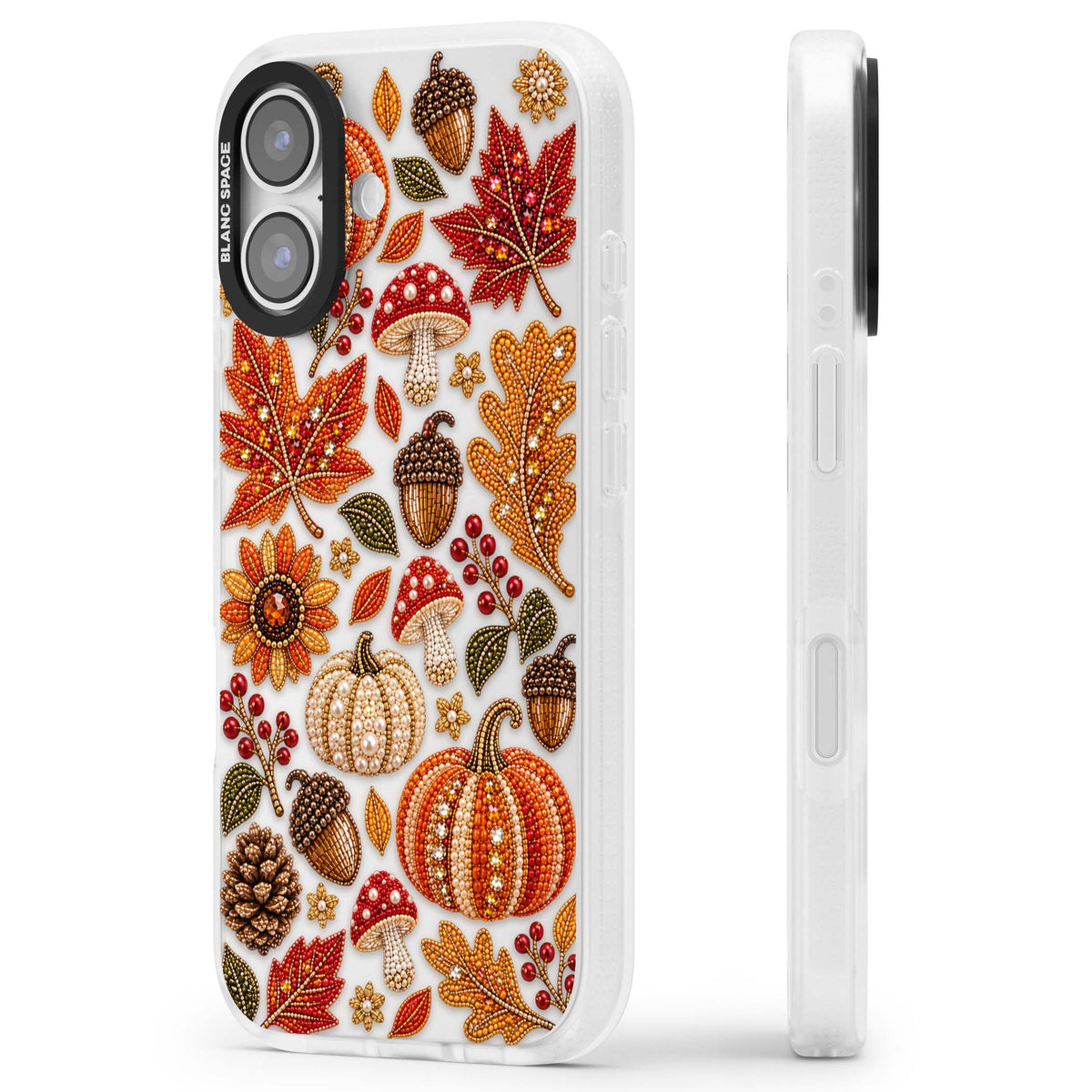 Beaded Autumn iPhone case | Clear Case Impact Air case for iPhone 17