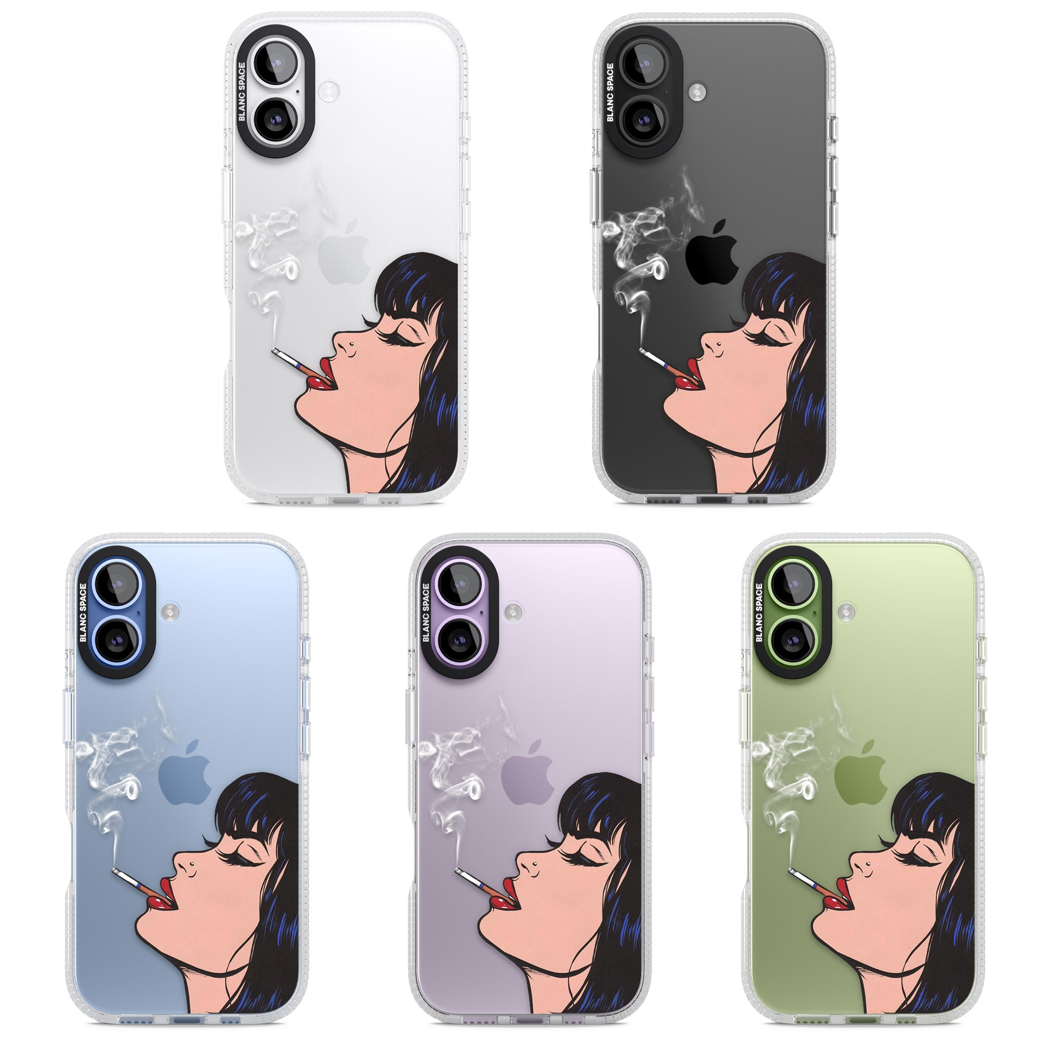 Stress Relief Pop Art iPhone 17 Impact Air Clear Phone Case APT Impact Protection