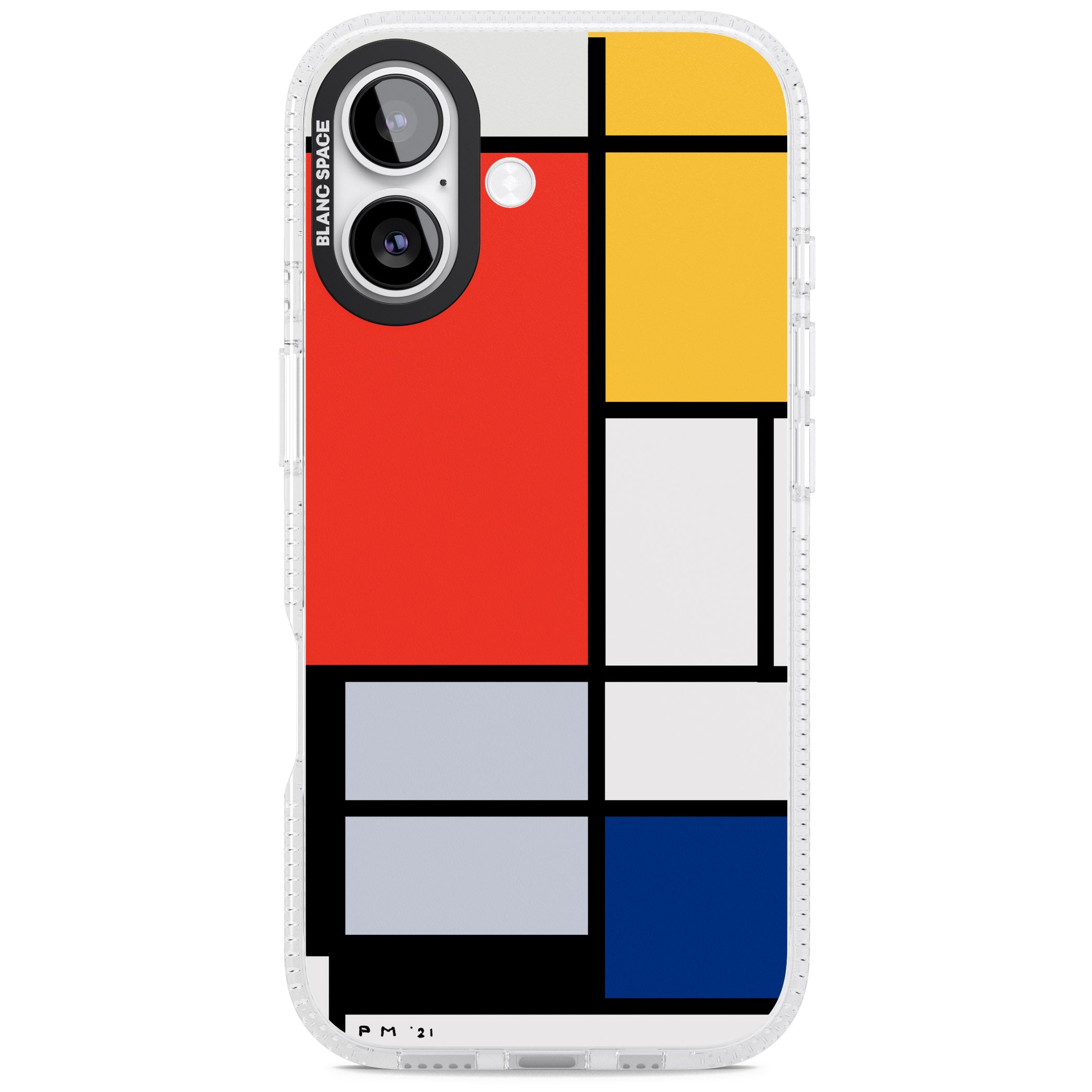 Piet Mondrian'S Composition iPhone 17 Impact Air Clear Phone Case