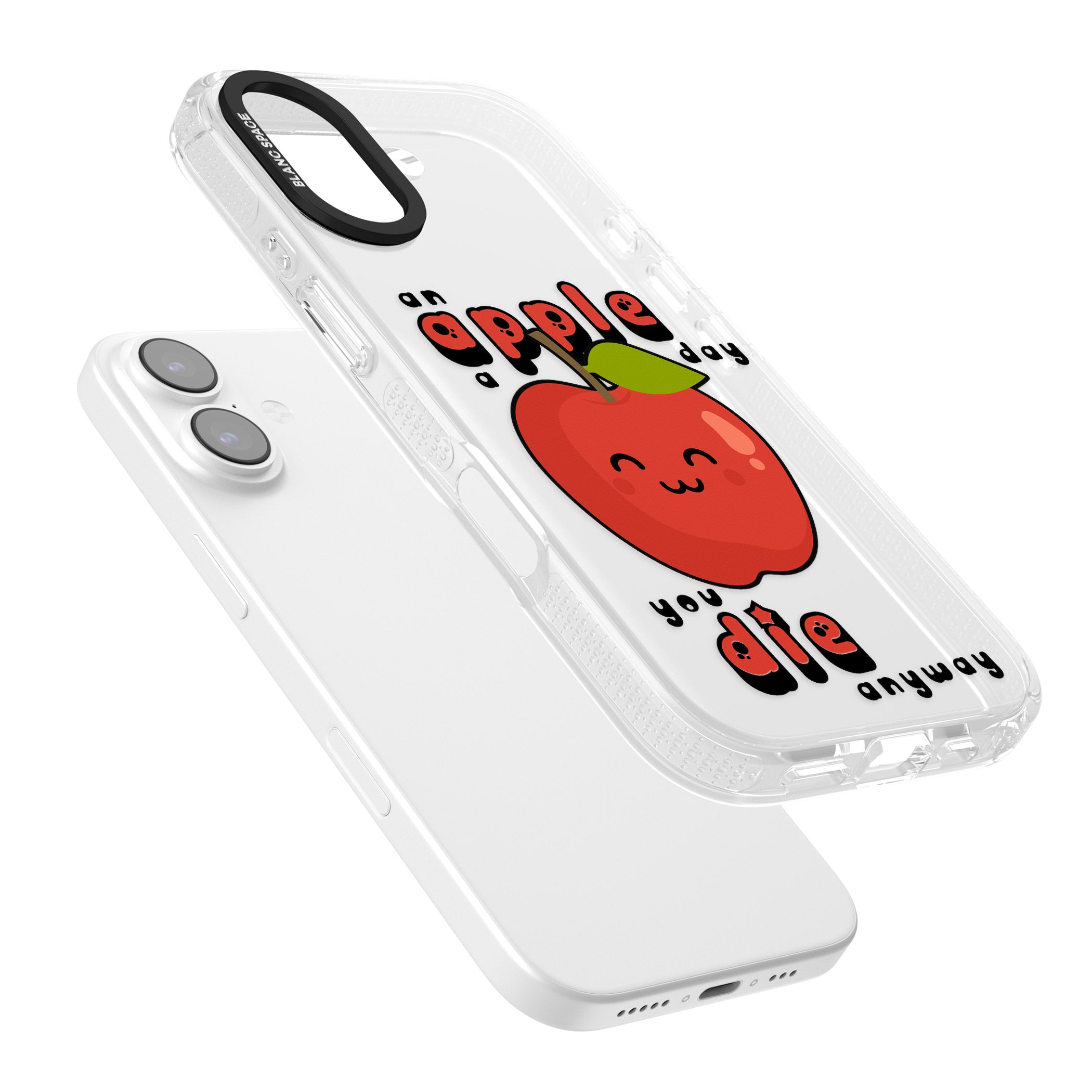 An Apple A Day iPhone 17 Impact Air Clear Phone Case Colours