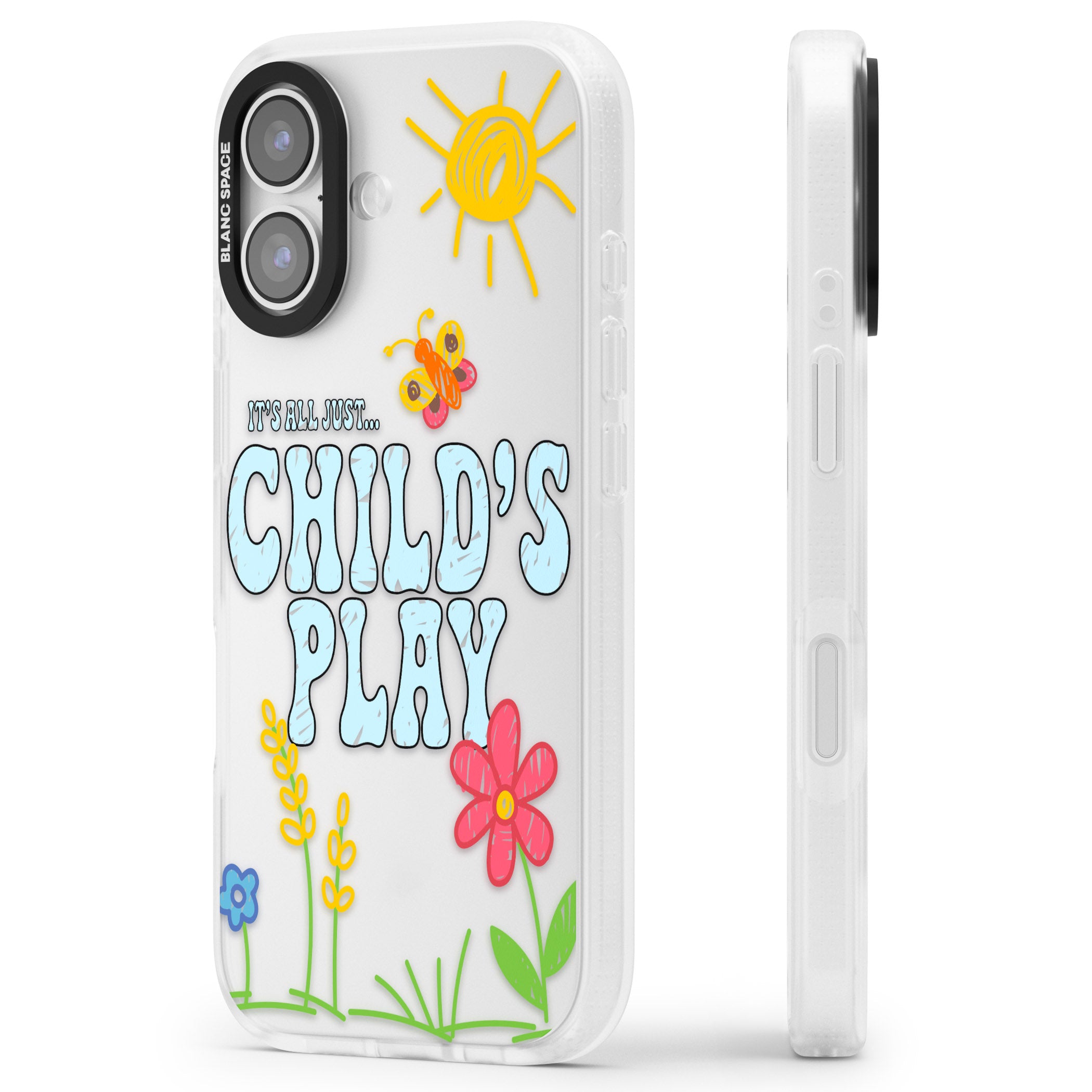 Child'S Play iPhone 17 Impact Air Clear Phone Case Side Profile