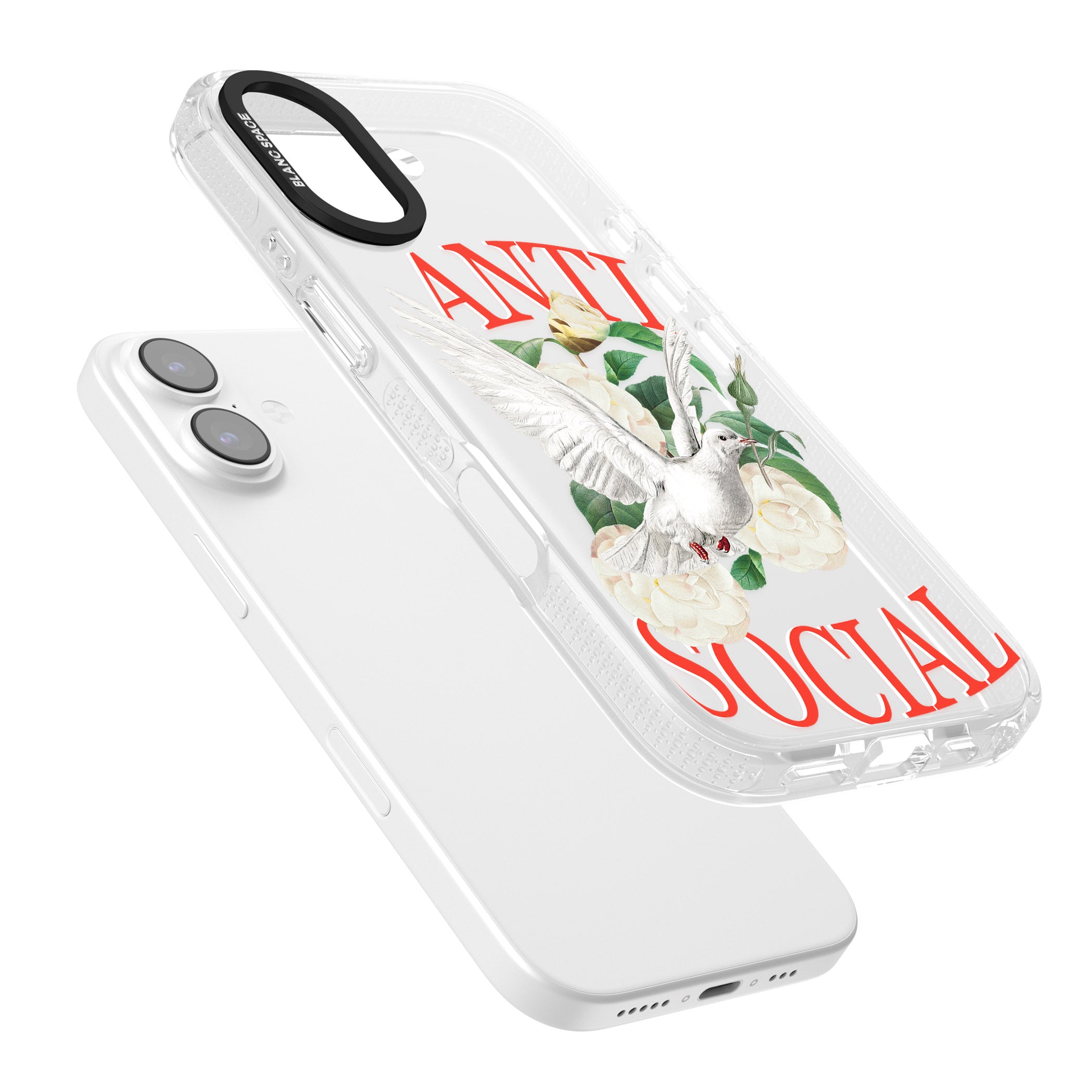 Anti Social iPhone 17 Impact Air Clear Phone Case Colours