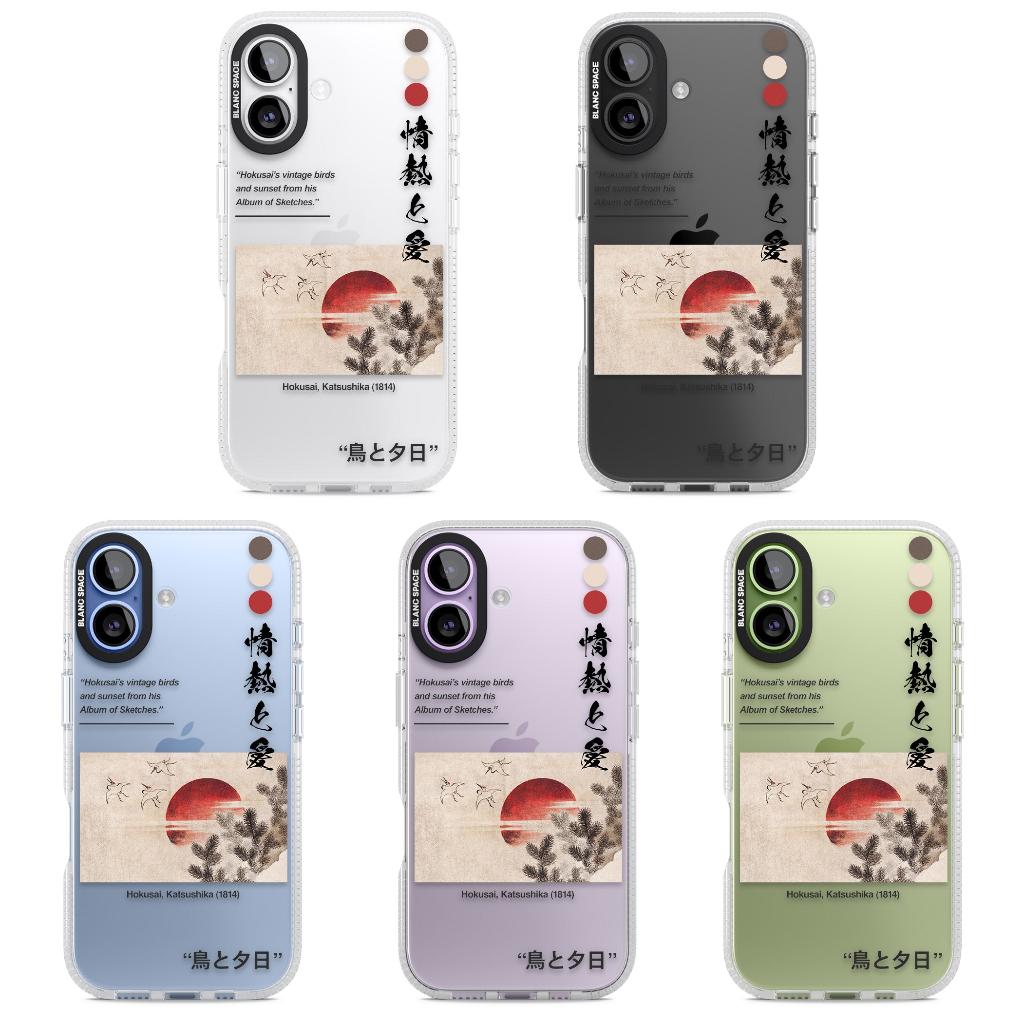 Birds And Sunset iPhone 17 Impact Air Clear Phone Case APT Impact Protection