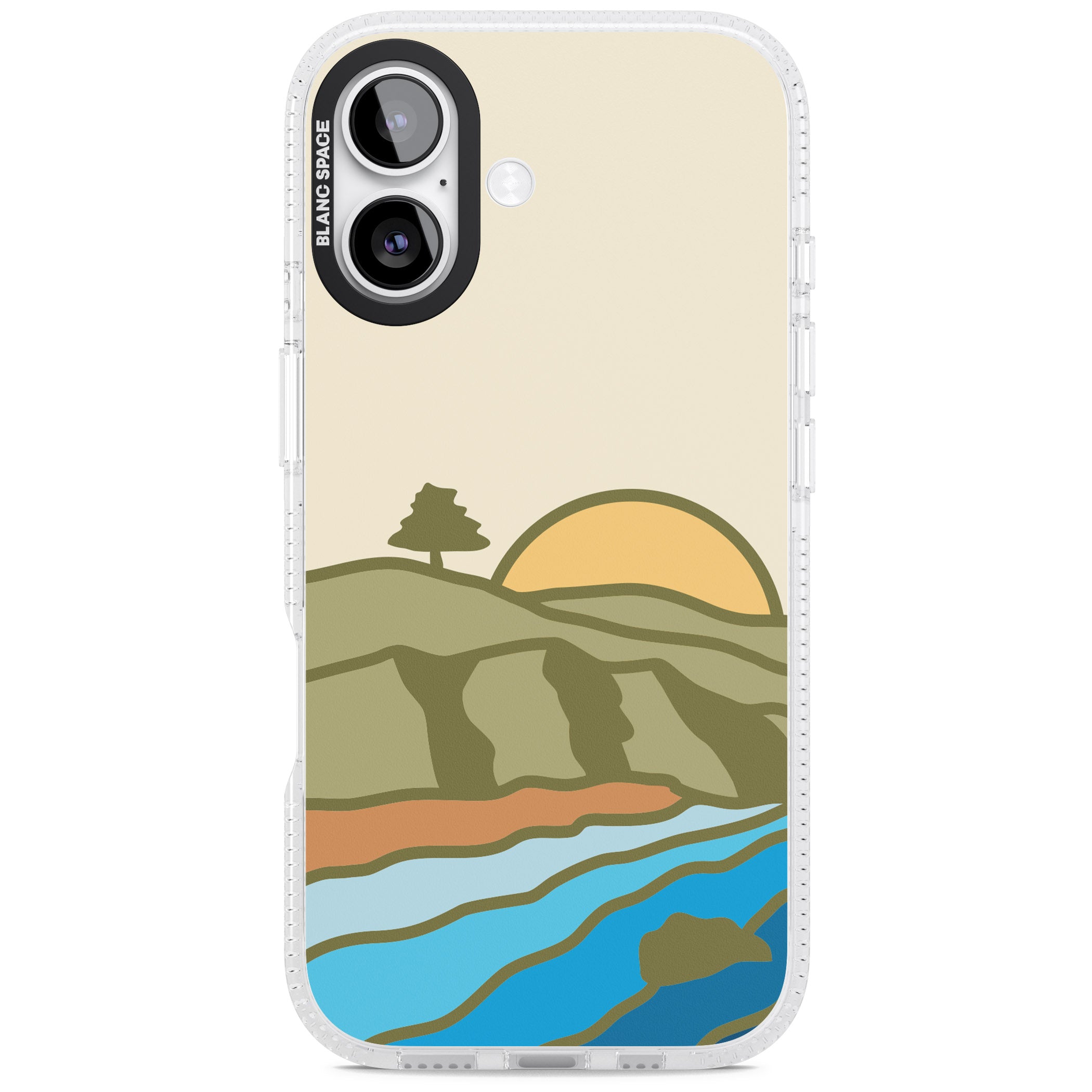 North Sunset iPhone 17 Impact Air Clear Phone Case