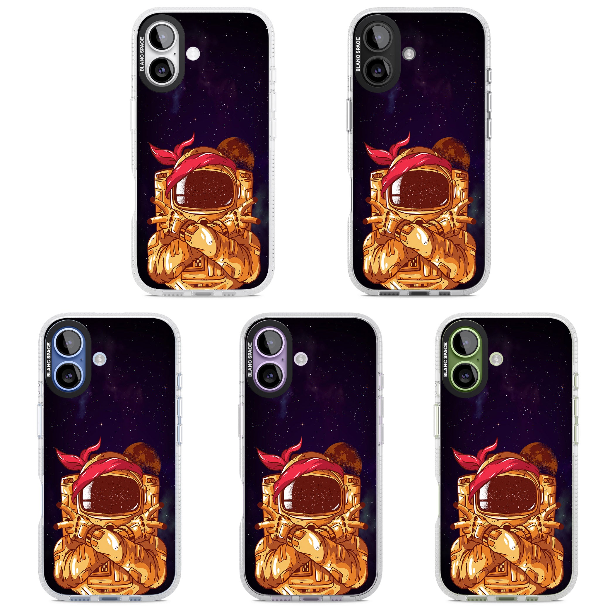 Space Gangster iPhone 17 Impact Air Clear Phone Case APT Impact Protection