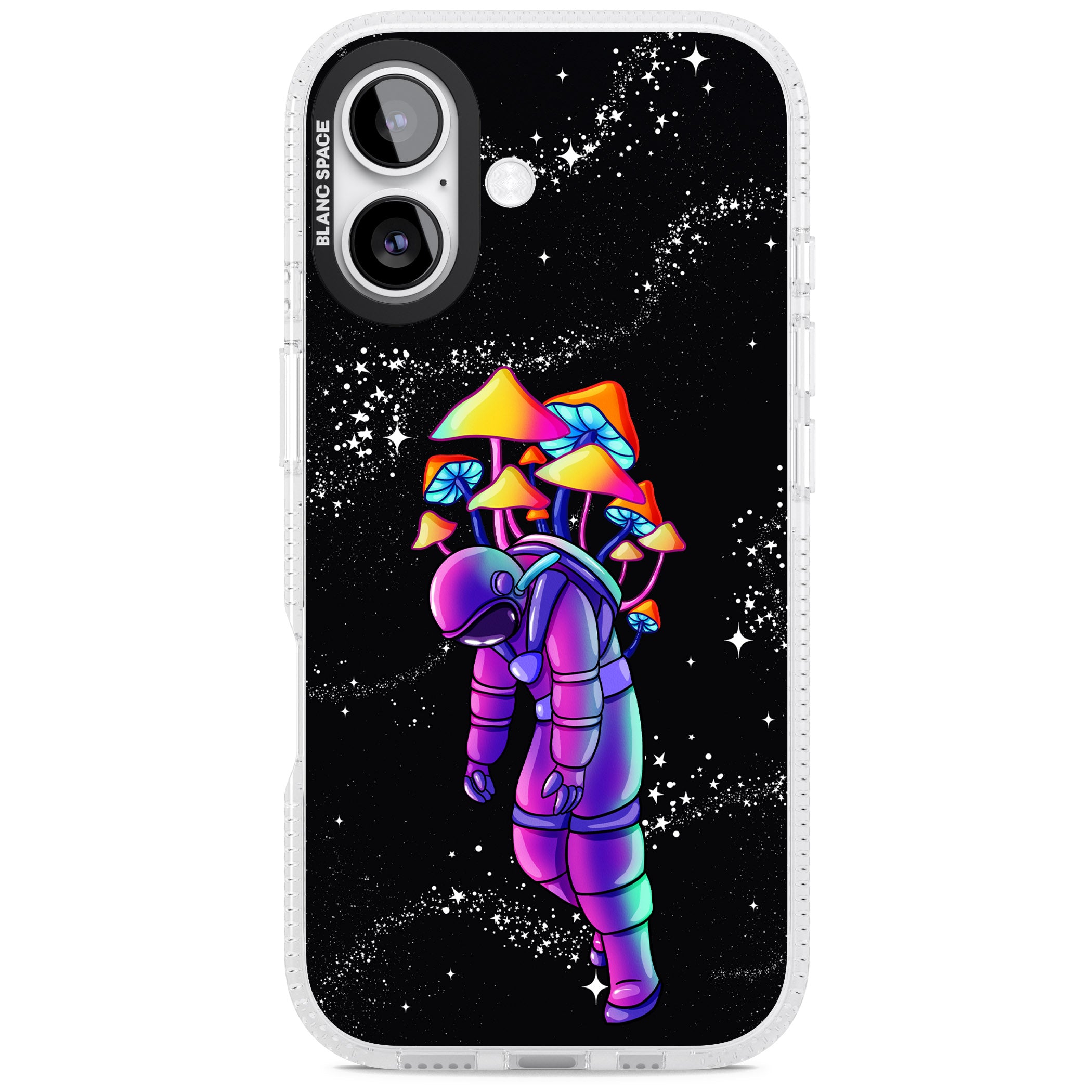 Space Mutation iPhone 17 Impact Air Clear Phone Case
