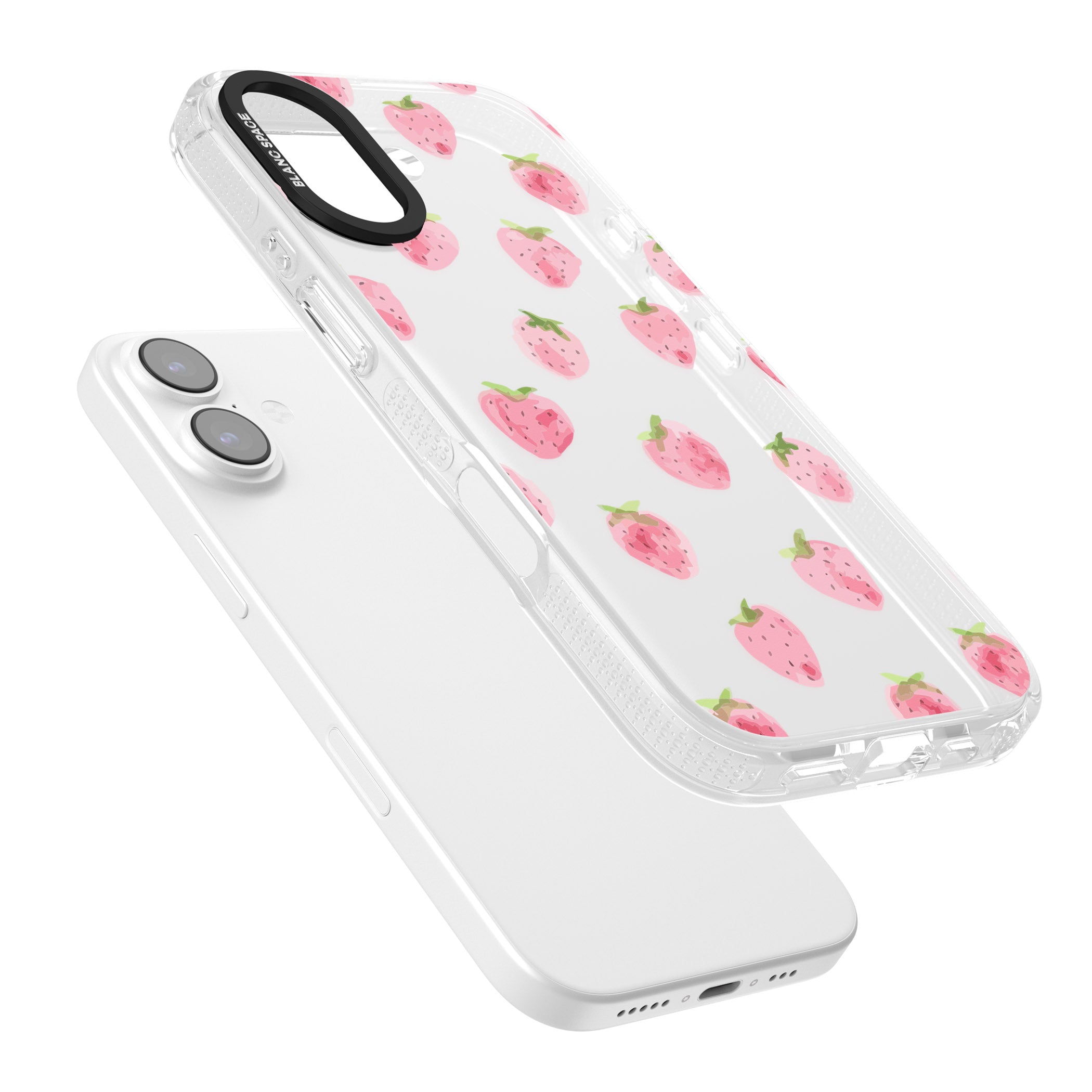 Classic Strawberry iPhone 17 Impact Air Clear Phone Case Colours