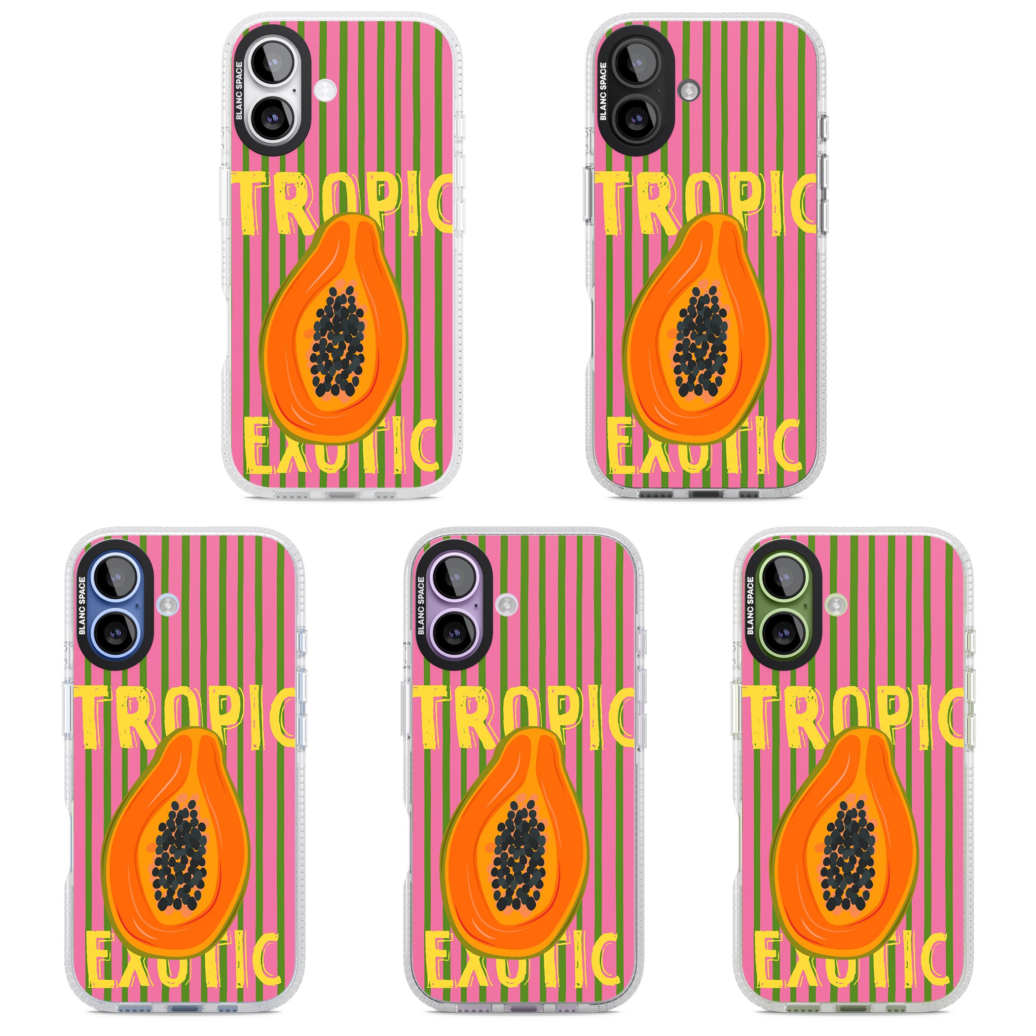 Tropic Exotic iPhone 17 Impact Air Clear Phone Case APT Impact Protection
