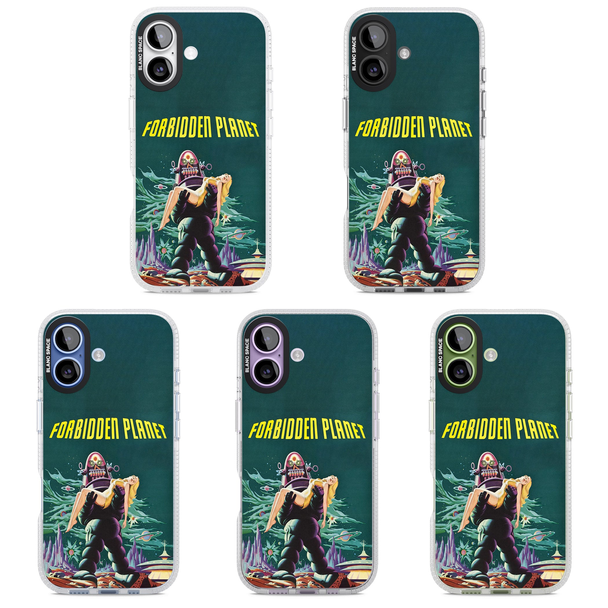 Forbidden Planet Poster iPhone 17 Impact Air Clear Phone Case APT Impact Protection